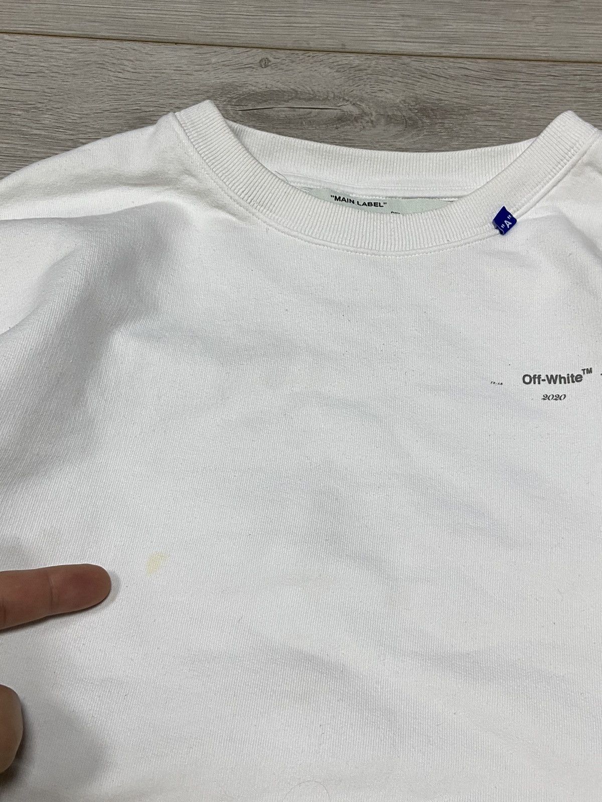Off-White Off-White unfinished diagonal arrows sweatshirt Size US XL / EU 56 / 4 - 10 Thumbnail