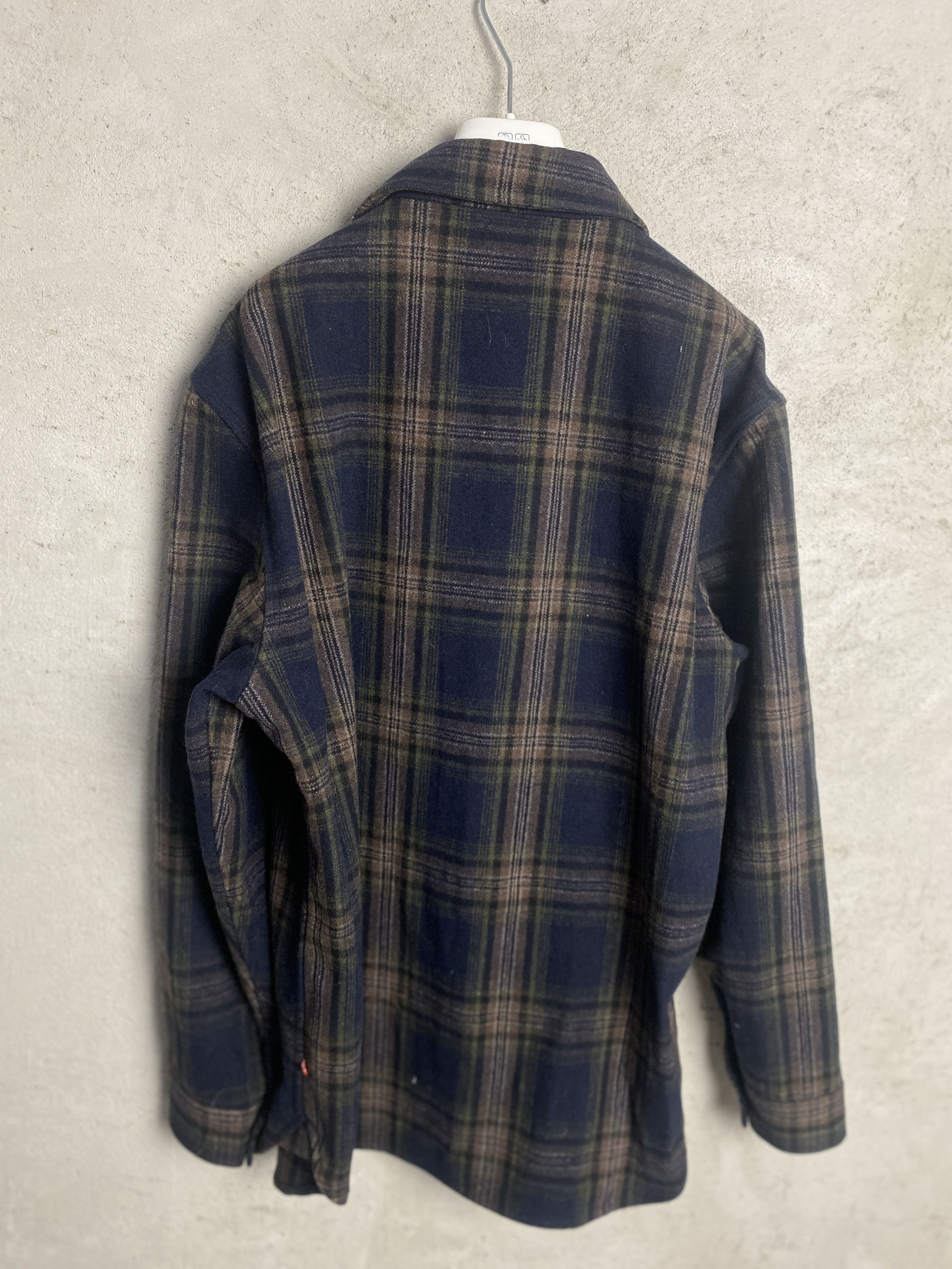 Han Kjobenhavn Han Kjobenhavn checked overshirt shirt wool Size US XL / EU 56 / 4 - 7 Thumbnail
