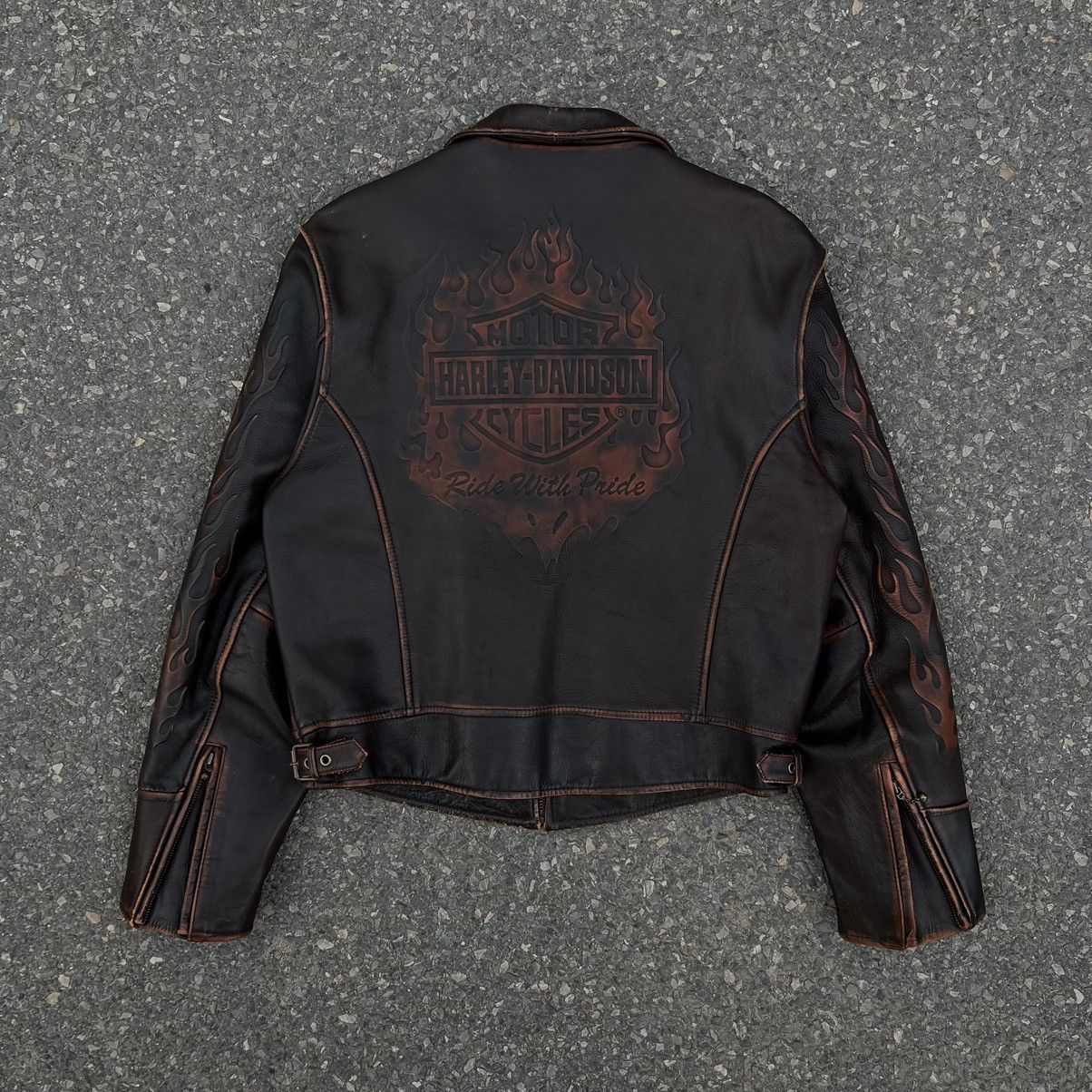 Vintage Freedom Dragon Tattoo Leather Jacket | Grailed