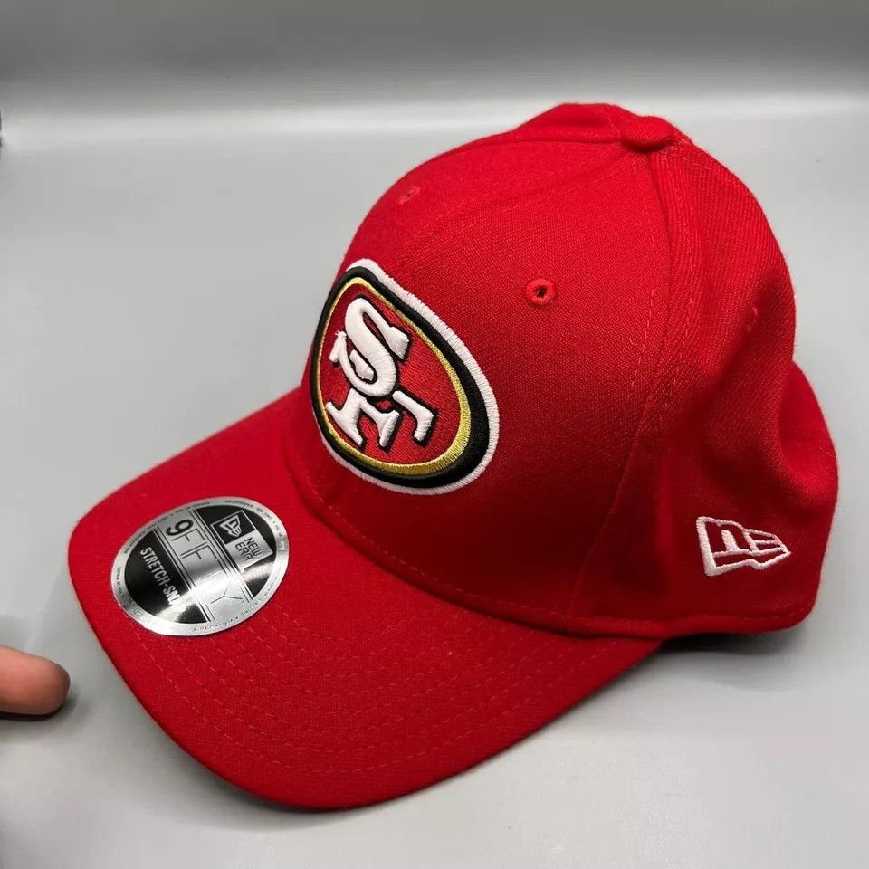 New Era San Francisco 49ers Hat Men Red Stretch Snap Back Cap New Size ONE SIZE - 2 Thumbnail