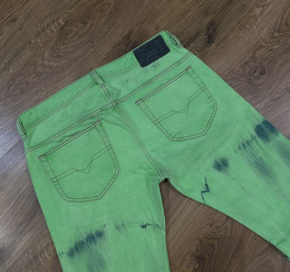 Diesel Diesel Tie Dye Thanaz Denim Pant x Avant Garde x Streetwear Size US 32 / EU 48 - 10 Thumbnail