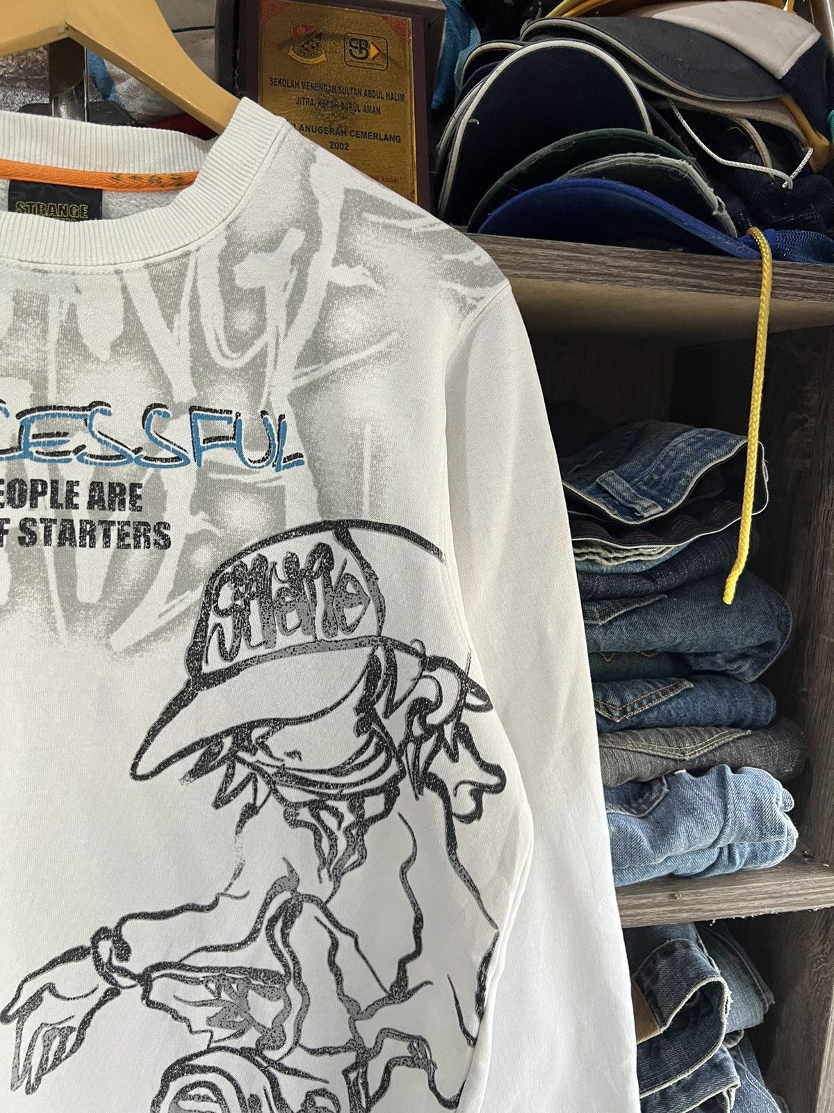 Japanese Brand 🔥Strange Heaven Succesful Crewneck Sweatshirt Size US M / EU 48-50 / 2 - 4 Thumbnail