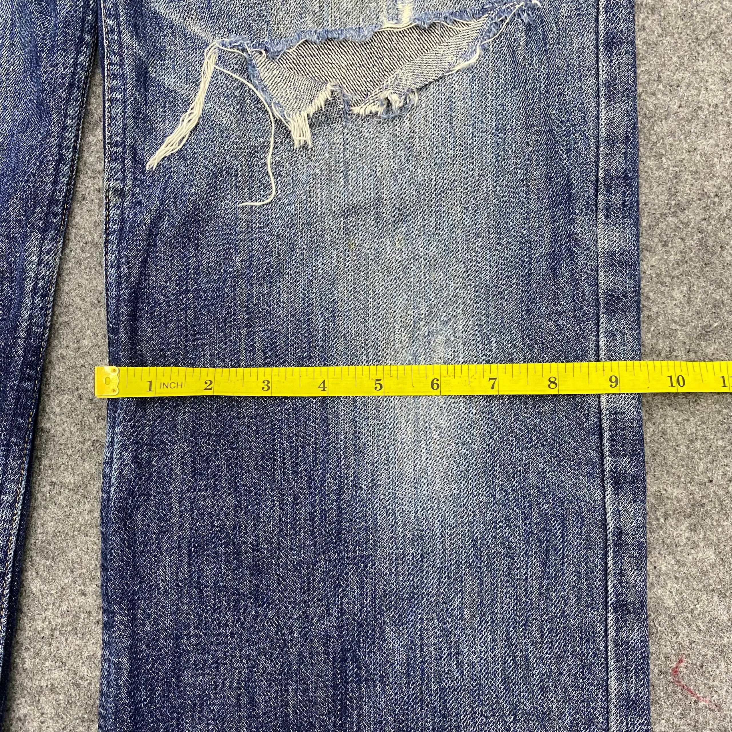 Japanese Brand 💥Vintage Levis 533 Distressed Denim Kurt Cobain Style Size US 34 / EU 50 - 7 Thumbnail