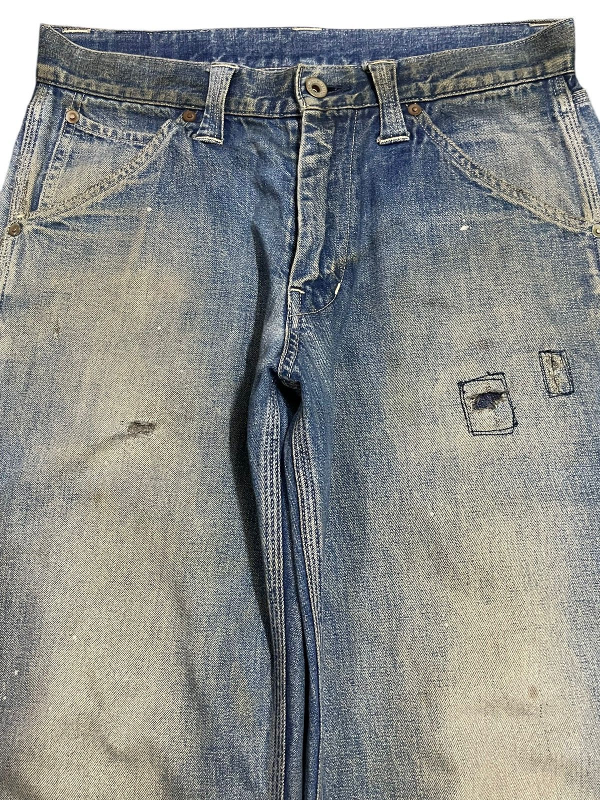 Stevenson Overall Co. Vintage Japan Stevenson Overall Co Mud Wash Carpenter Jeans Size US 30 / EU 46 - 3 Thumbnail