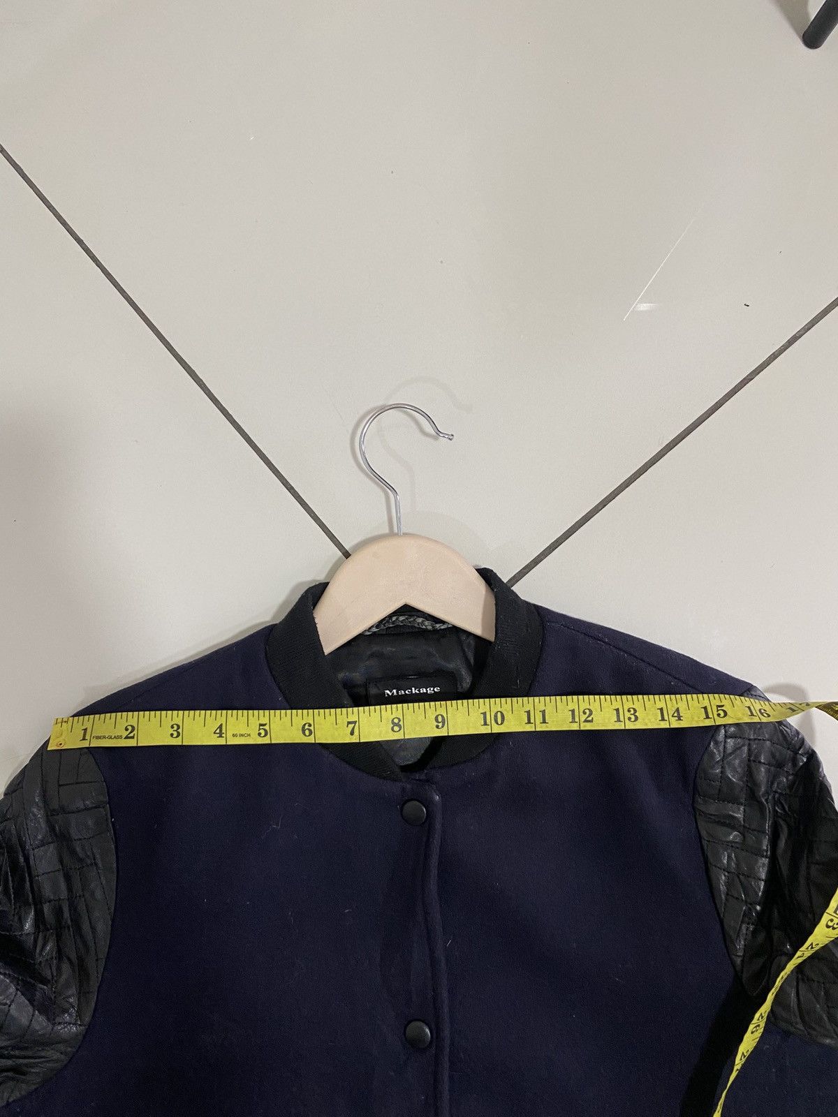 Mackage Mackage bomber jacket navy blue wool Size US M / EU 48-50 / 2 - 17 Thumbnail