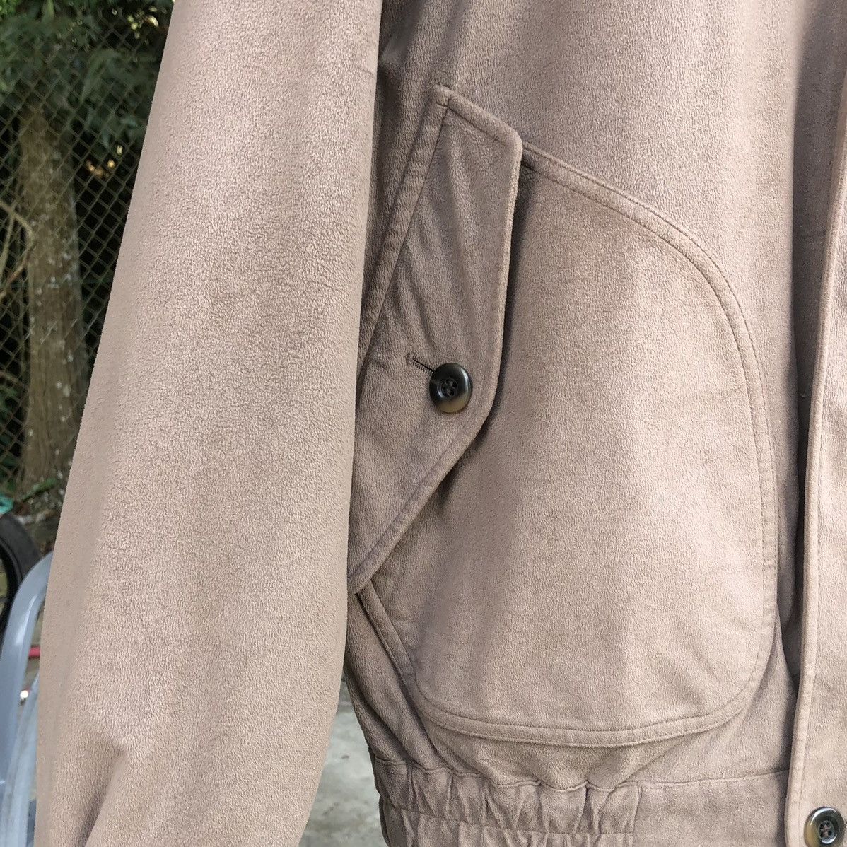 Japanese Brand Vintage Intermezzo Suede Bomber Jacket Size US M / EU 48-50 / 2 - 5 Thumbnail