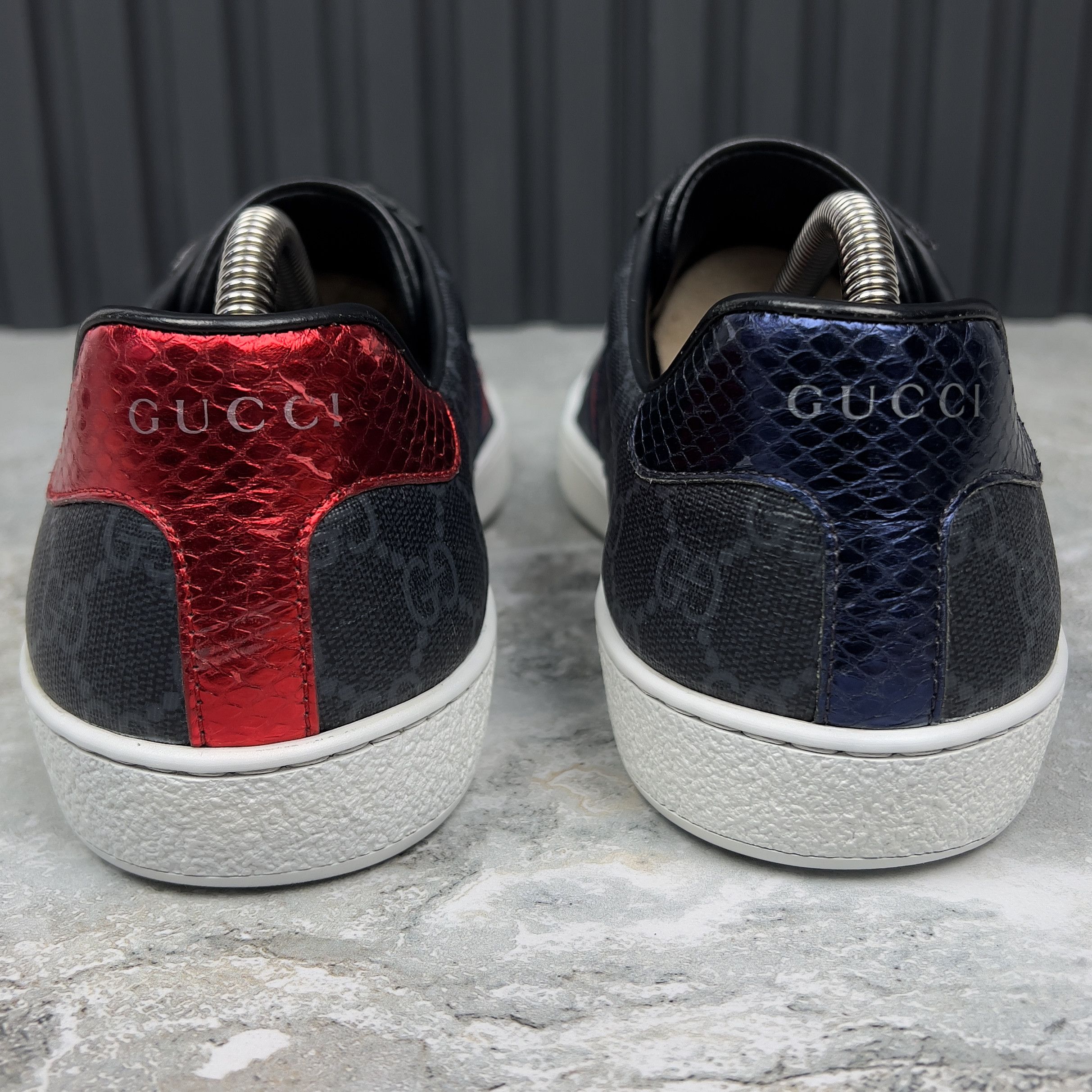 Gucci Gucci Ace Web GG Monogram Supreme Sneakers Leather Size US 7.5 / EU 40-41 - 6 Thumbnail