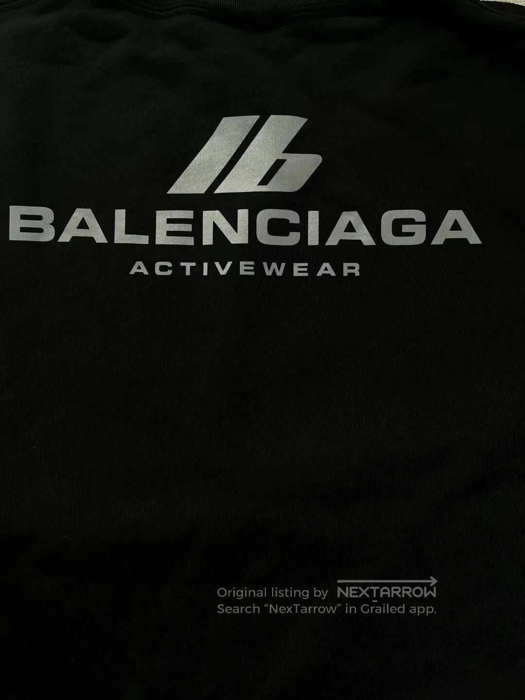 Balenciaga balenciaga logo crewneck sweatshirt for women. Size M / US 6-8 / IT 42-44 - 4 Thumbnail