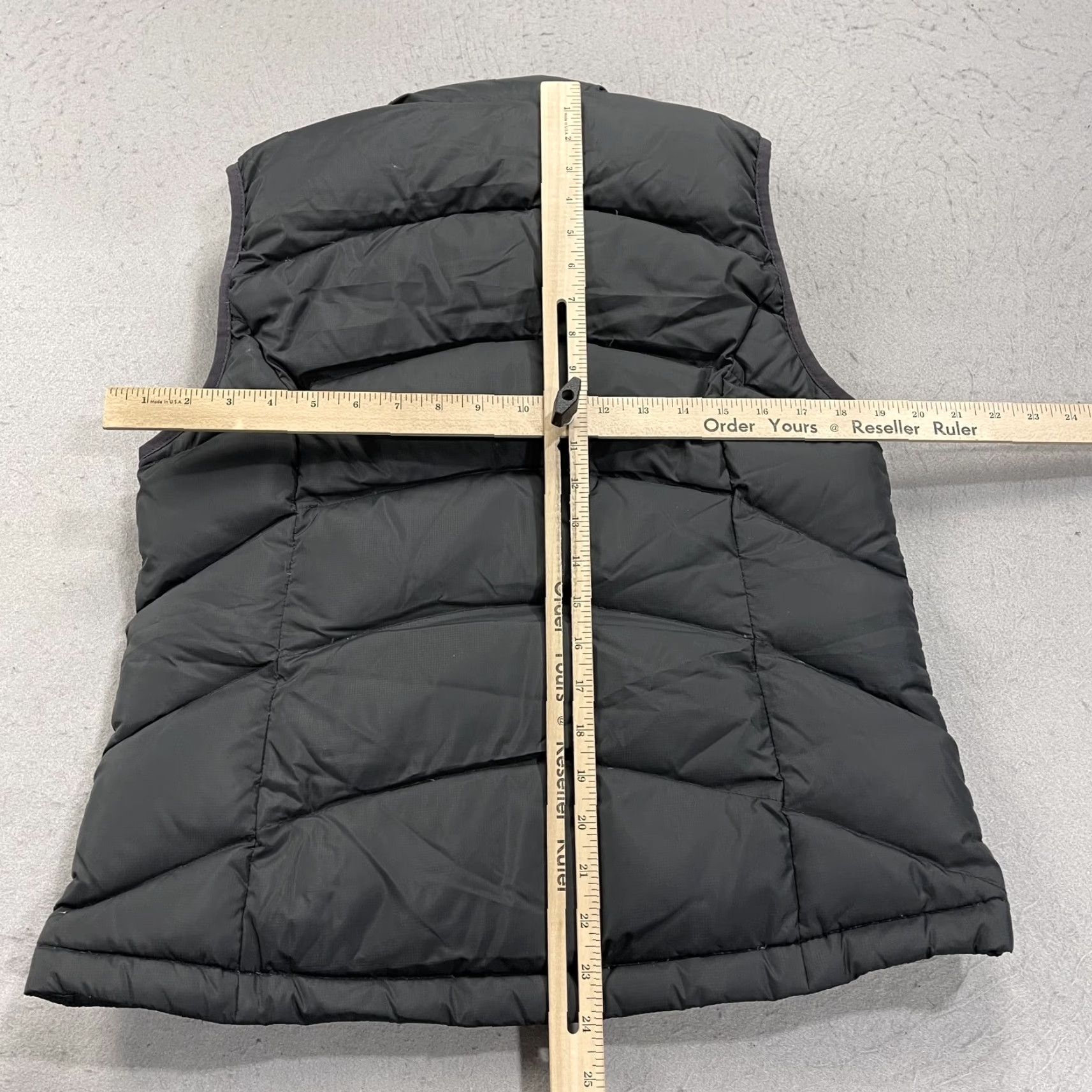 Vintage L.L. Bean Vest Womens Small Black Quilted Goose Down Puffer Zip Insulated Warm Size S / US 4 / IT 40 - 6 Thumbnail