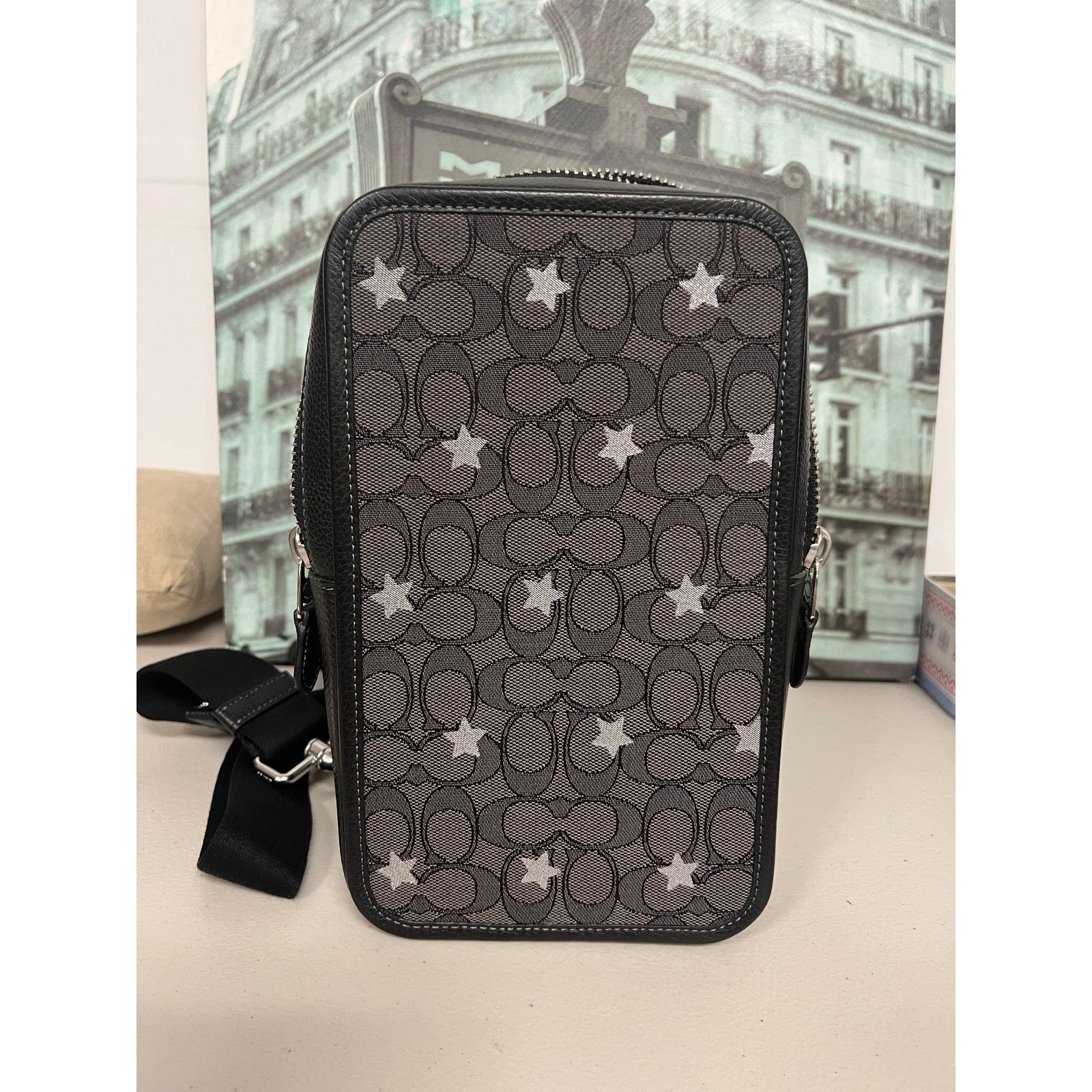 Coach Coach CO929 Sullivan Pack In Signature Jacquard With Star Size ONE SIZE - 1 Thumbnail