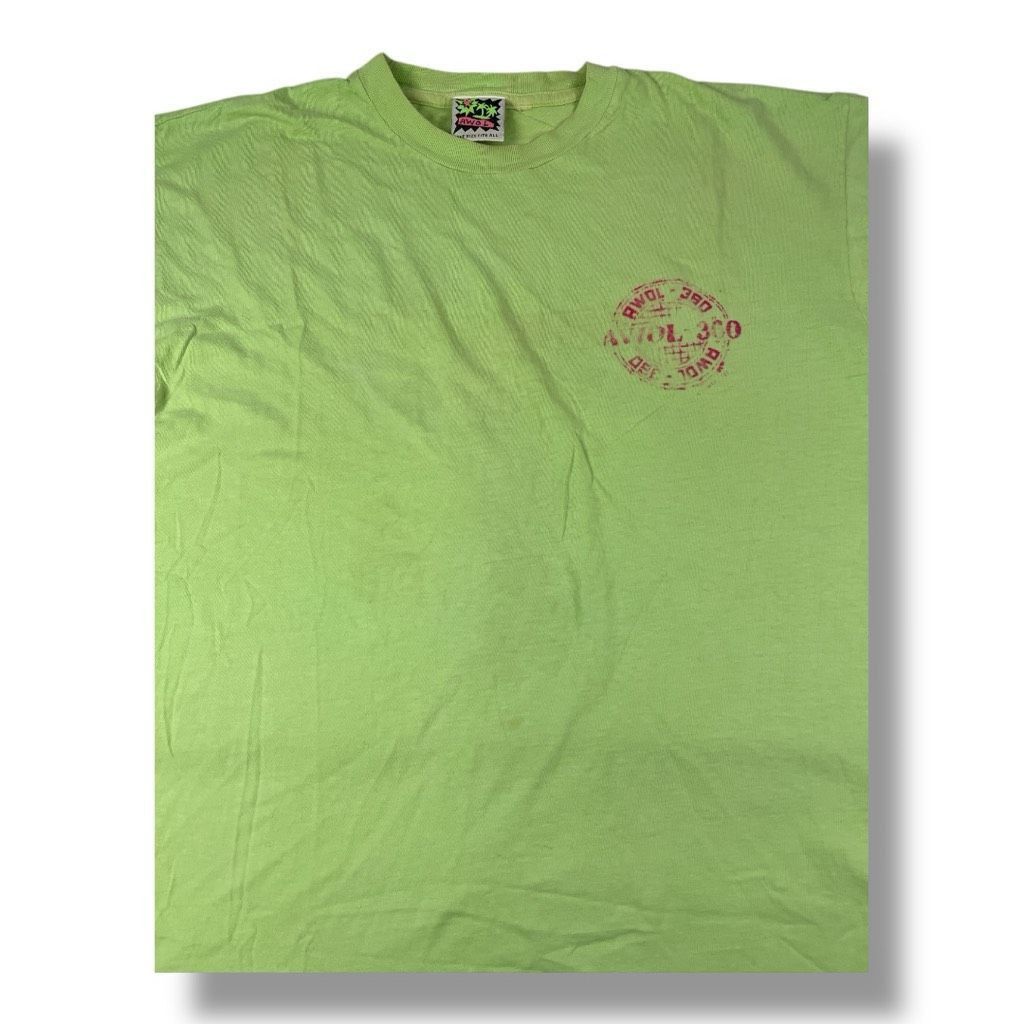 Other Vintage AWOL Green Single Stitch T-Shirt One Size Extra Larg Size US XL / EU 56 / 4 - 2 Thumbnail