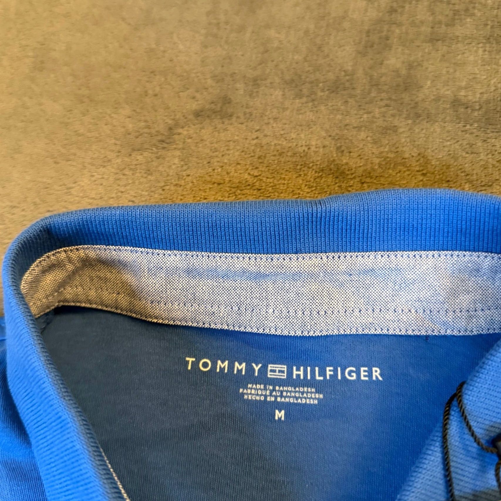 Tommy Hilfiger Tommy Hilfiger Polo Shirt Blue Short Sleeve Mens M Casual Logo Shirt Size US M / EU 48-50 / 2 - 4 Thumbnail