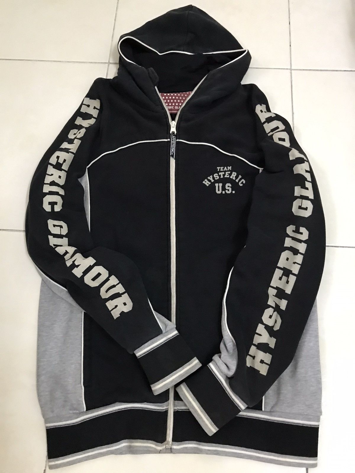 Hysteric Glamour Rare Hysteric Glamour Team Hysteric U.S. Zip Up Hoodie Size US M / EU 48-50 / 2 - 10 Thumbnail