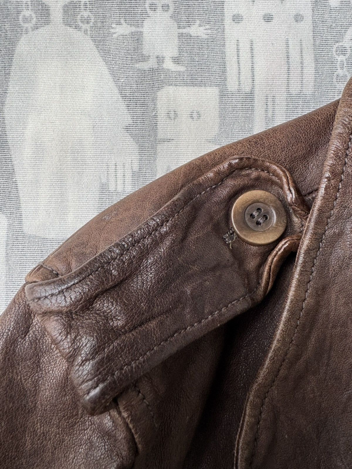 Rick Owens Rick Owens AW08 Stooges Dust Hammered Lamb Leather Jacket Size US M / EU 48-50 / 2 - 5 Thumbnail