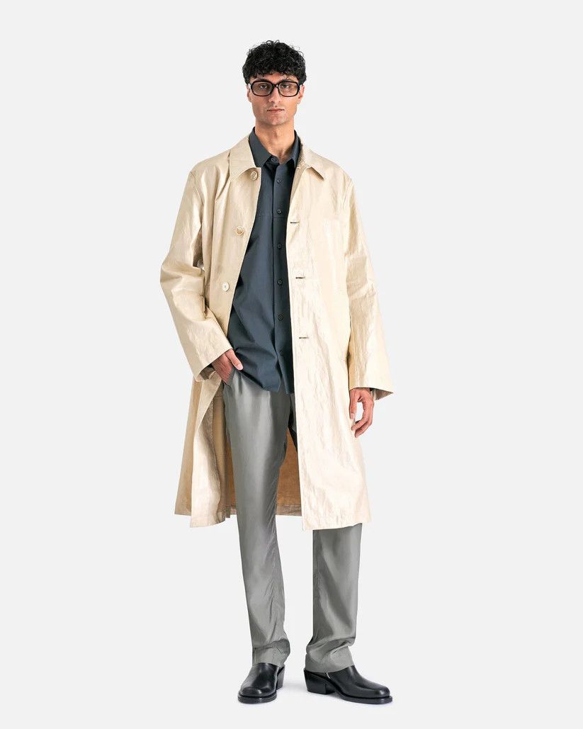 Dries Van Noten o1s1v1r1oon0925 Pelville Pants in Grey Size US 30 / EU 46 - 4 Thumbnail