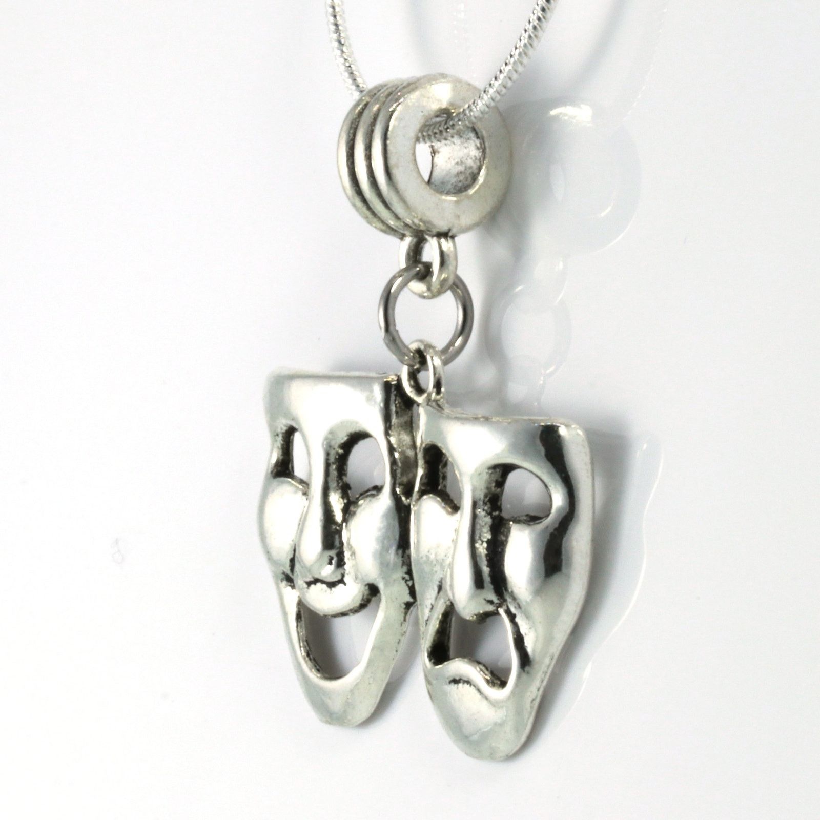 & Other Stories Drama Mask Necklace - Tragedy Comedy Mask Thespian Size ONE SIZE - 4 Thumbnail