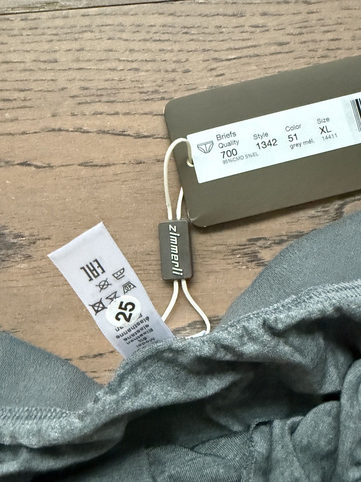 Zimmerli Zimmerli of Switzerland Handmade Pureness Brief Underwear Size 36 - 13 Thumbnail