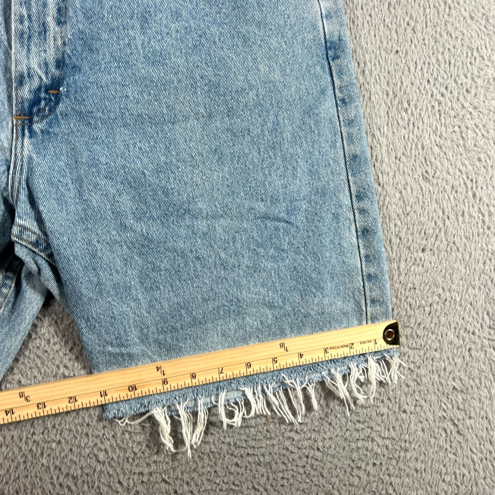 Wrangler VINTAGE Wrangler Jeans Shorts Size 34 Men Bermuda Relaxed Fit Denim Summer Casual Blue Size US 34 / EU 50 - 2 Thumbnail