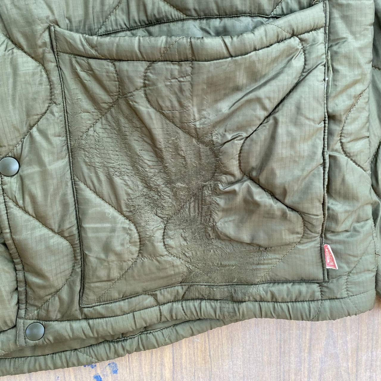 Vintage Hinson Quilted Military Supply Jacket Size US L / EU 52-54 / 3 - 8 Thumbnail