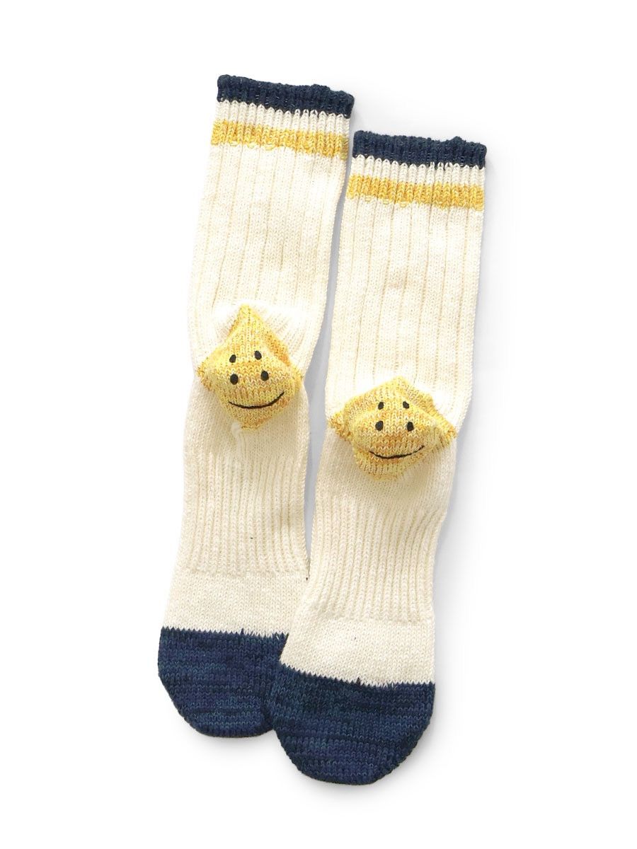 Kapital Kapital IVY RAINBOWY HAPPY HEEL SOCKS size L Size ONE SIZE - 1 Preview