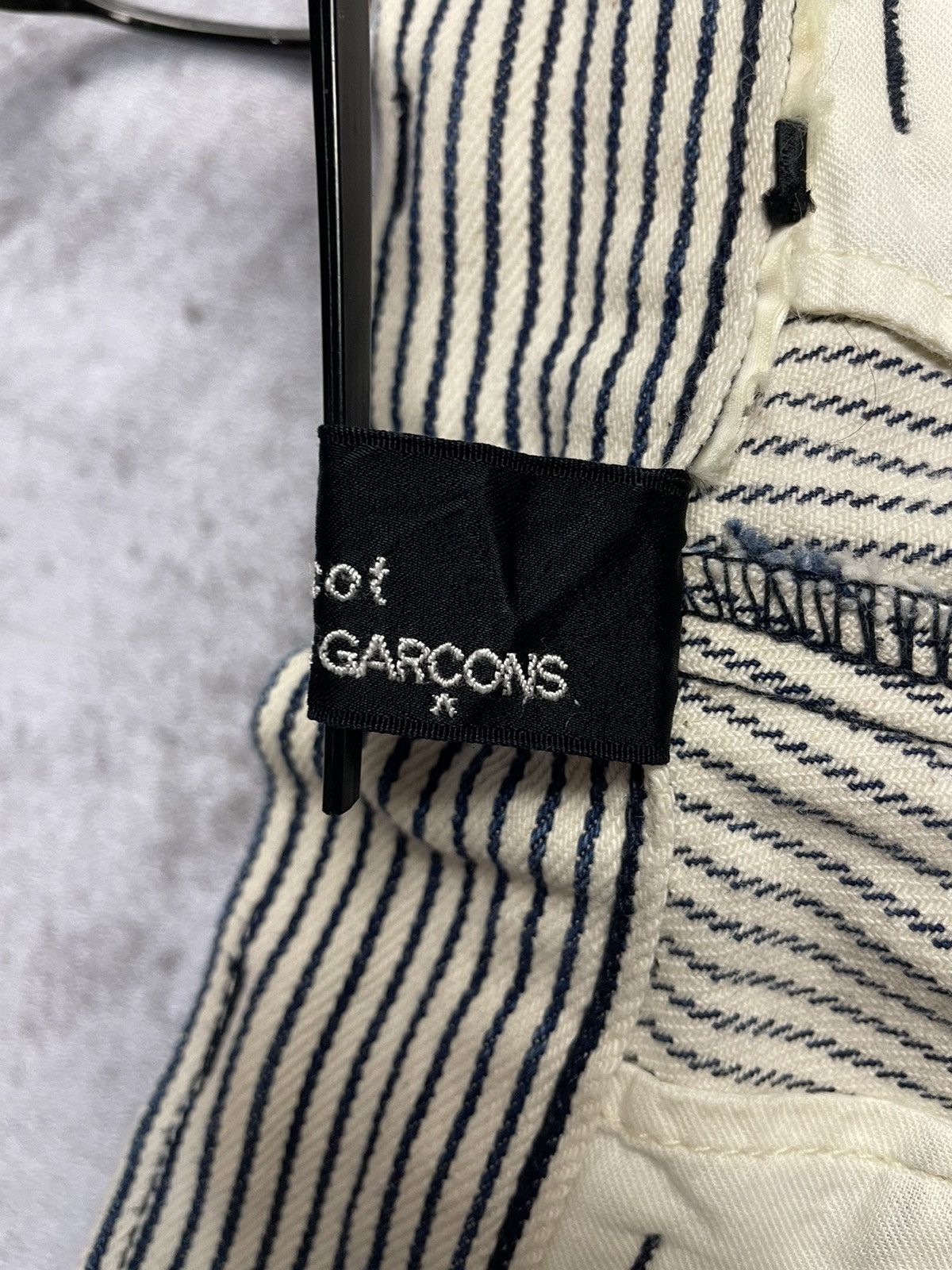 Comme des Garcons × Junya Watanabe × Tricot Comme des Garcons AW03 Tricot Comme des Gacons Hickory Cuffed Pants Size 27" / US 4 / IT 40 - 7 Thumbnail