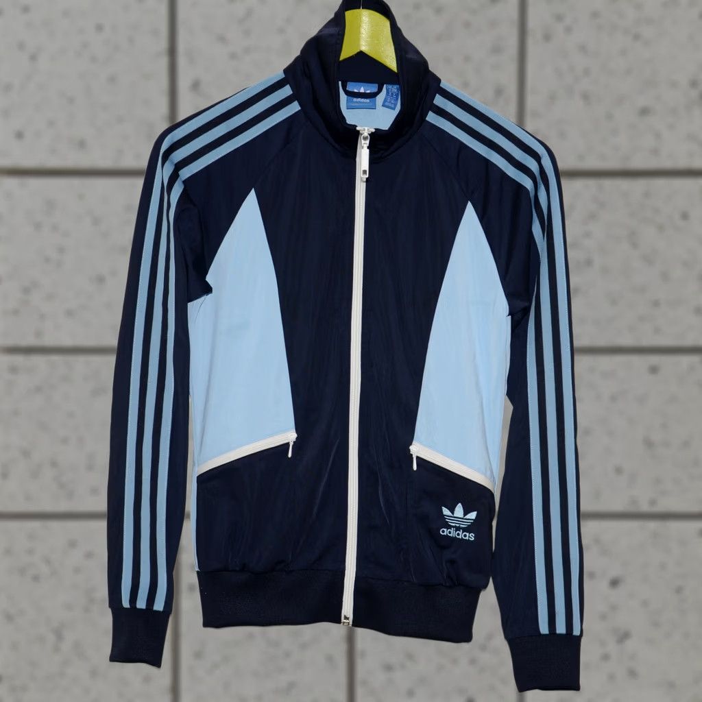Adidas Adidas Originals Sandra 1977 Track Top Jacket Womens XS Blue Adidas Originals Track Top XS Womens Jacket Blue Sandra 1977 Size XS / US 0-2 / IT 36-38 - 1 Thumbnail
