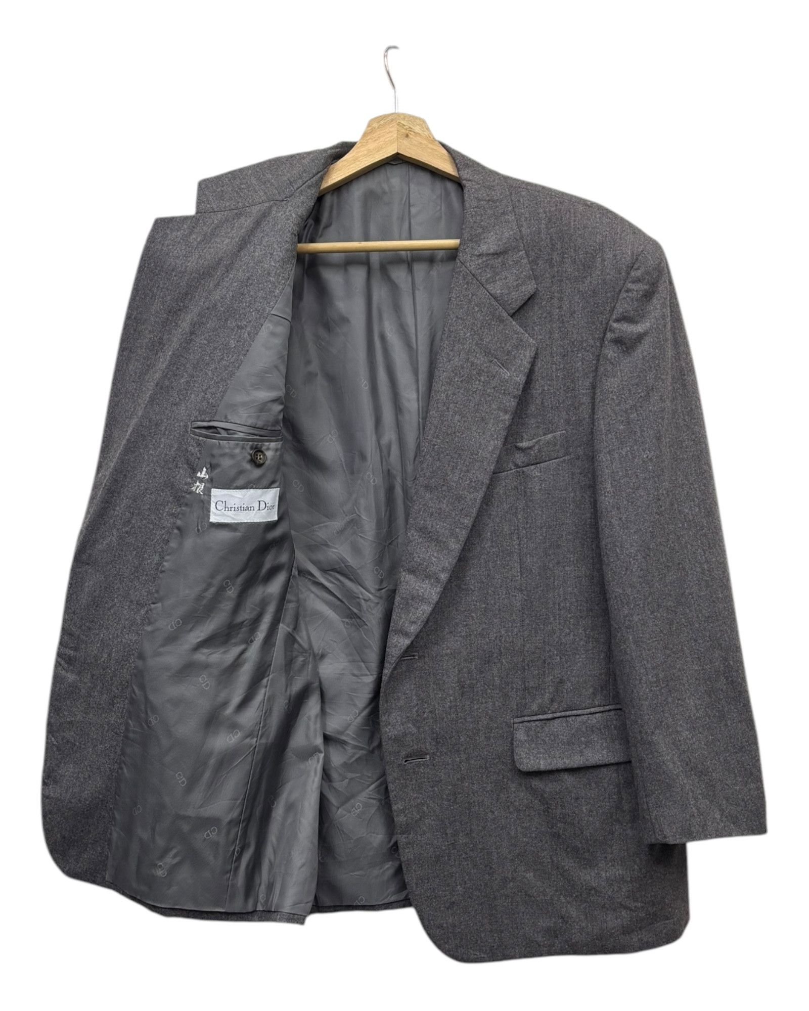 Christian Dior Monsieur × Dior × Vintage VINTAGE CHRISTIAN DIOR WOOL BLAZER IACKET Size 40R - 2 Thumbnail