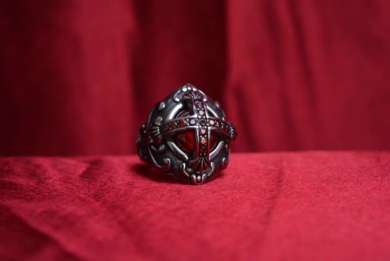 Jewelry Cross New Trend Jewelry Rings Open Chrome Ring (Size 7-13) Size ONE SIZE - 2 Thumbnail