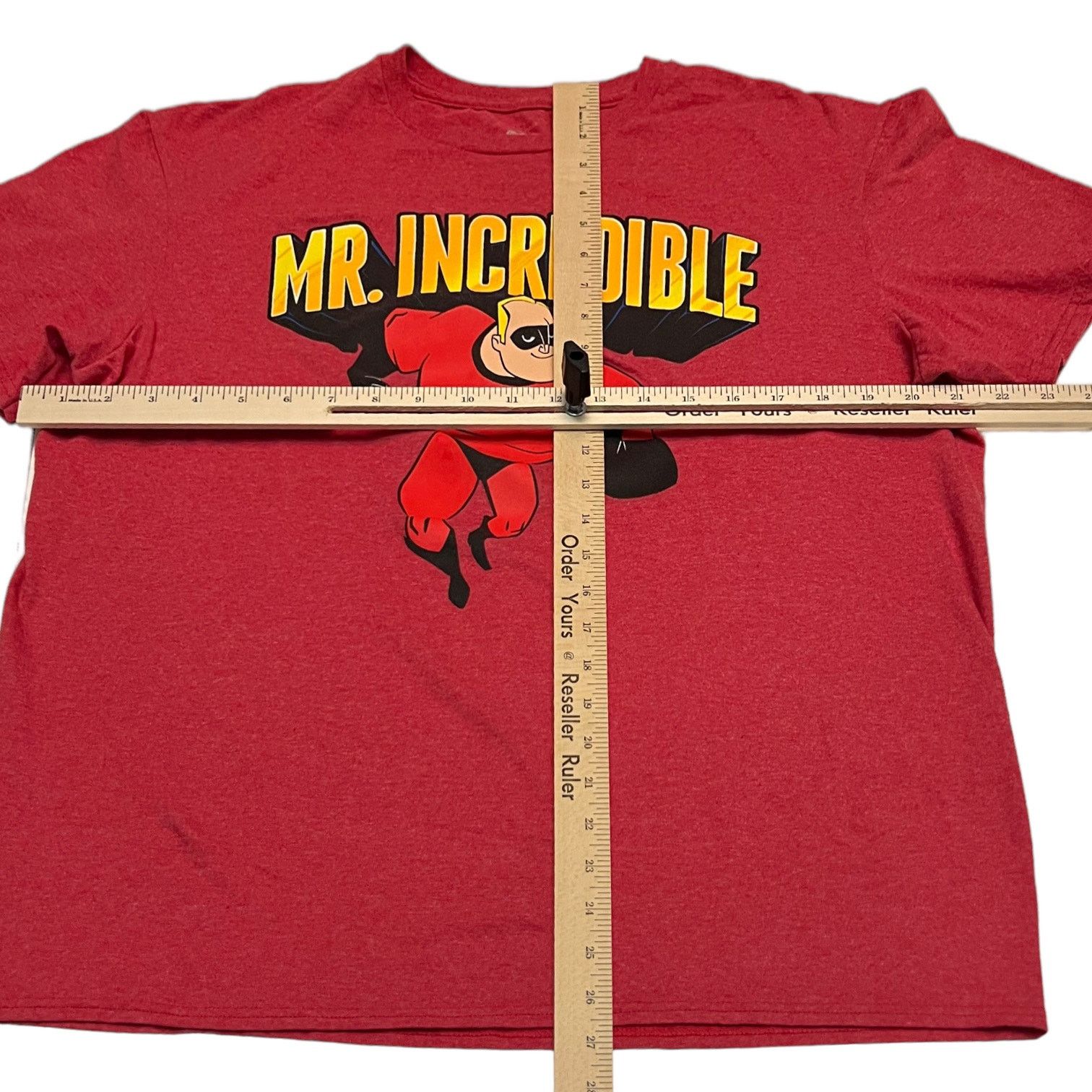Disney Mr. Incredible Shirt Red Short Sleeve Incredibles Disney Size US L / EU 52-54 / 3 - 6 Thumbnail