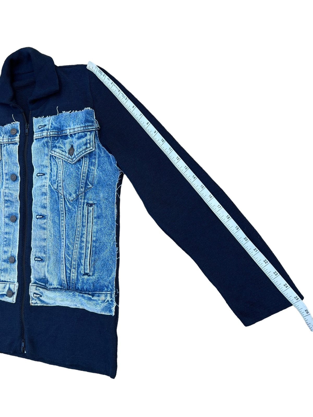 Levi's Vintage 90s Levi’s Rebuild Hybrid Denim Wool Jacket Size US M / EU 48-50 / 2 - 4 Thumbnail