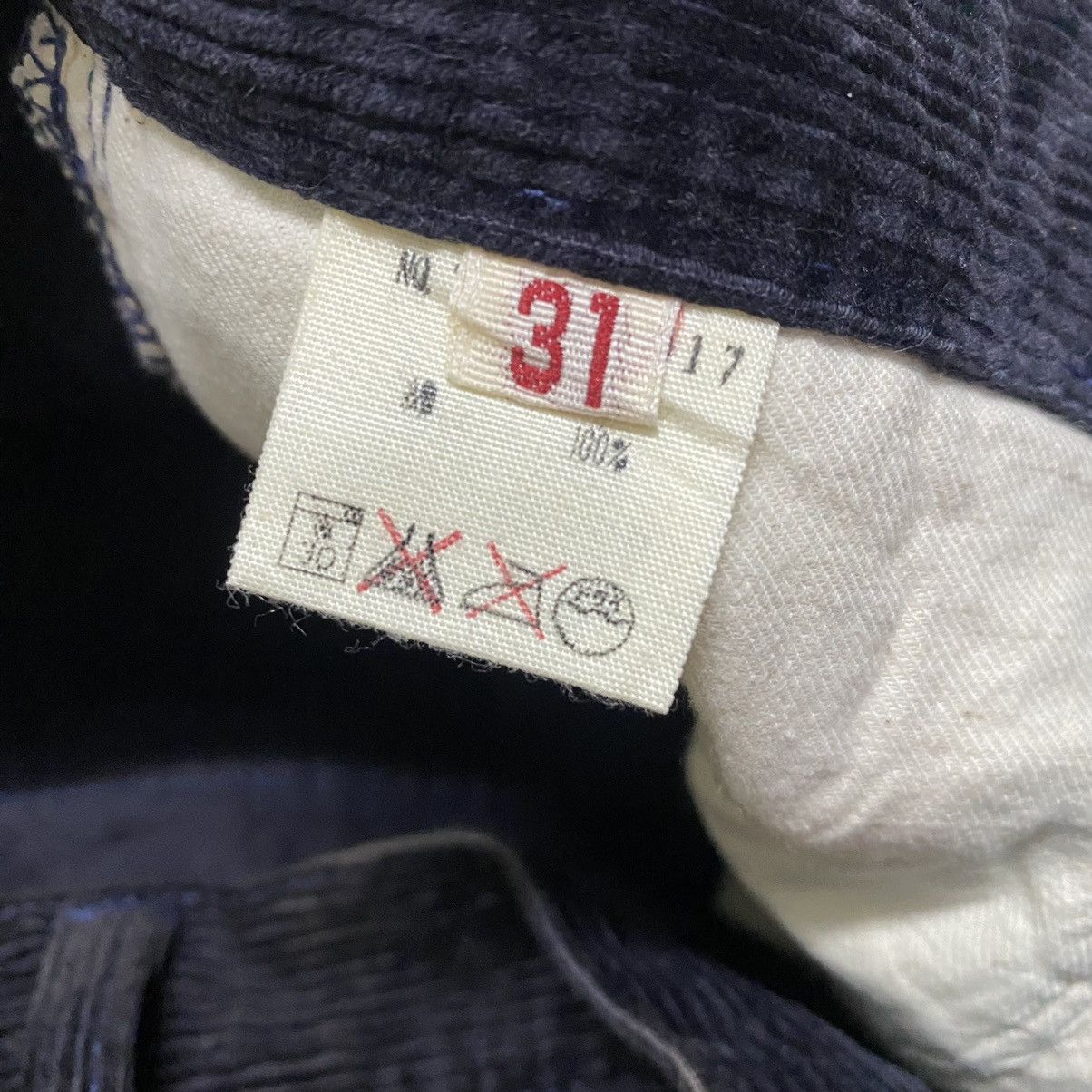 45rpm 45rpm Black Corduroy Pants Size US 29 - 21 Thumbnail