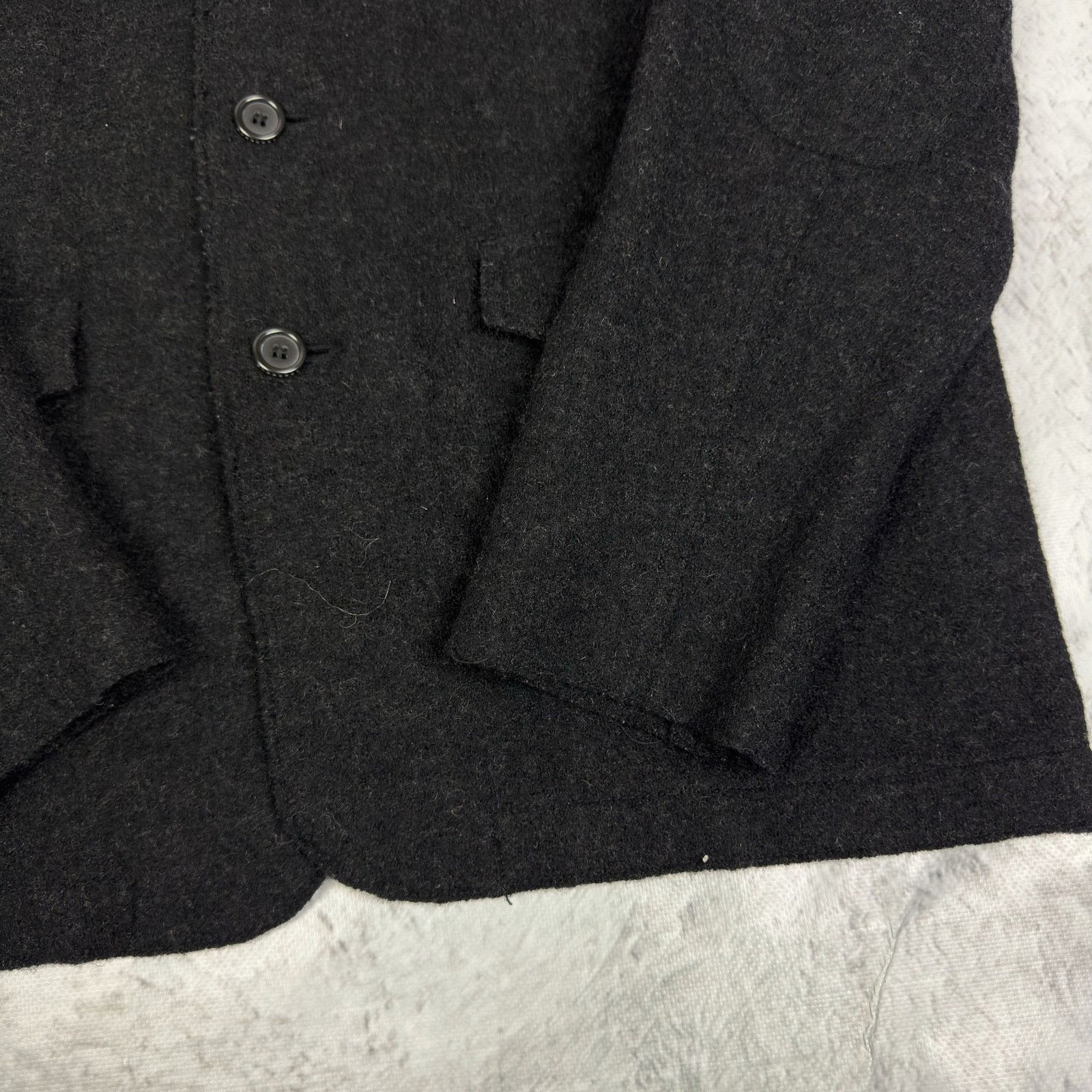 Burberry Burberry London Women's Black Front Button Utility Jacket 6 Size M / US 6-8 / IT 42-44 - 7 Thumbnail