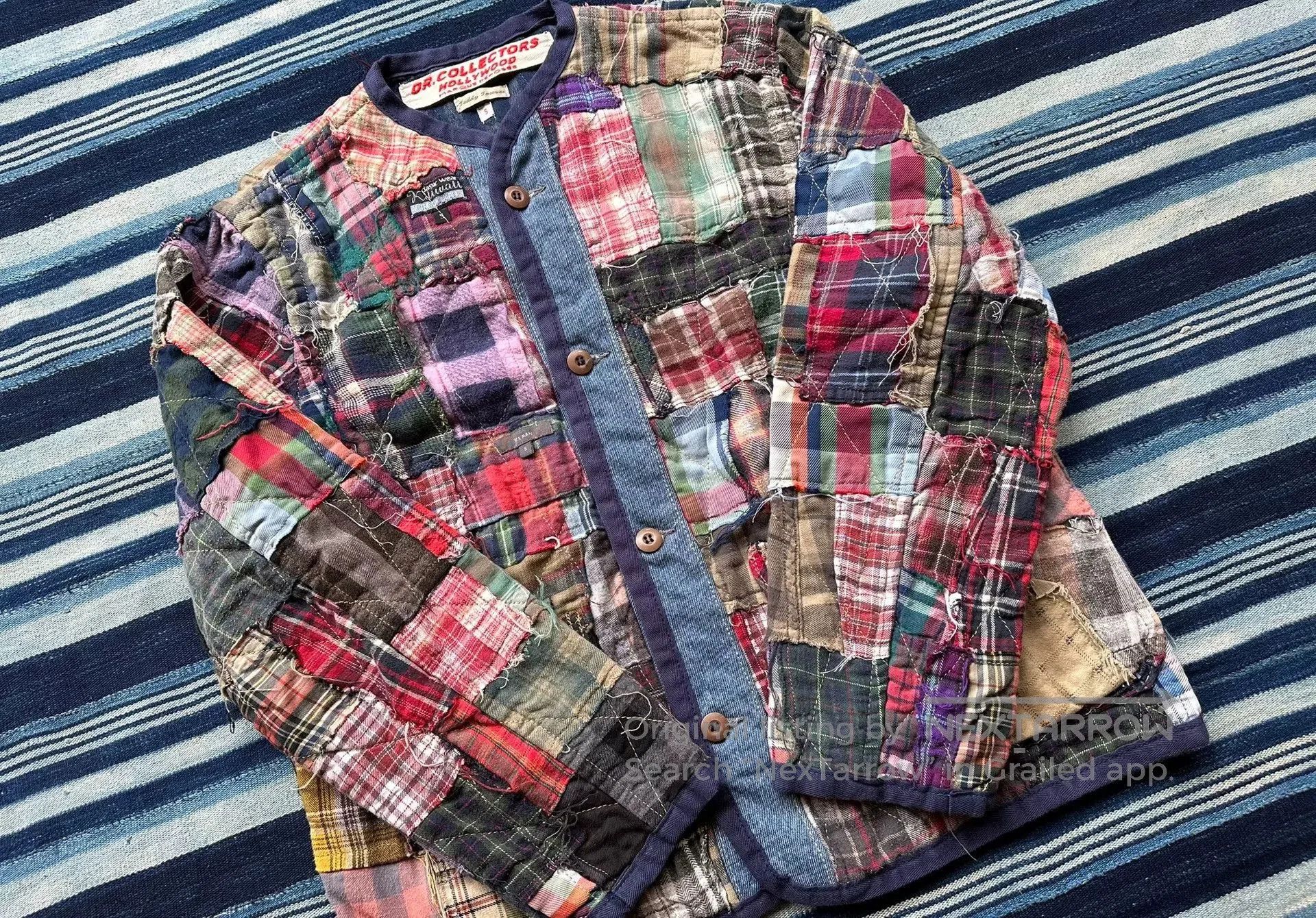 Dr. Collectors quilted patchwork unisex jacket by dr.collectors. Size XS / US 0-2 / IT 36-38 - 3 Thumbnail