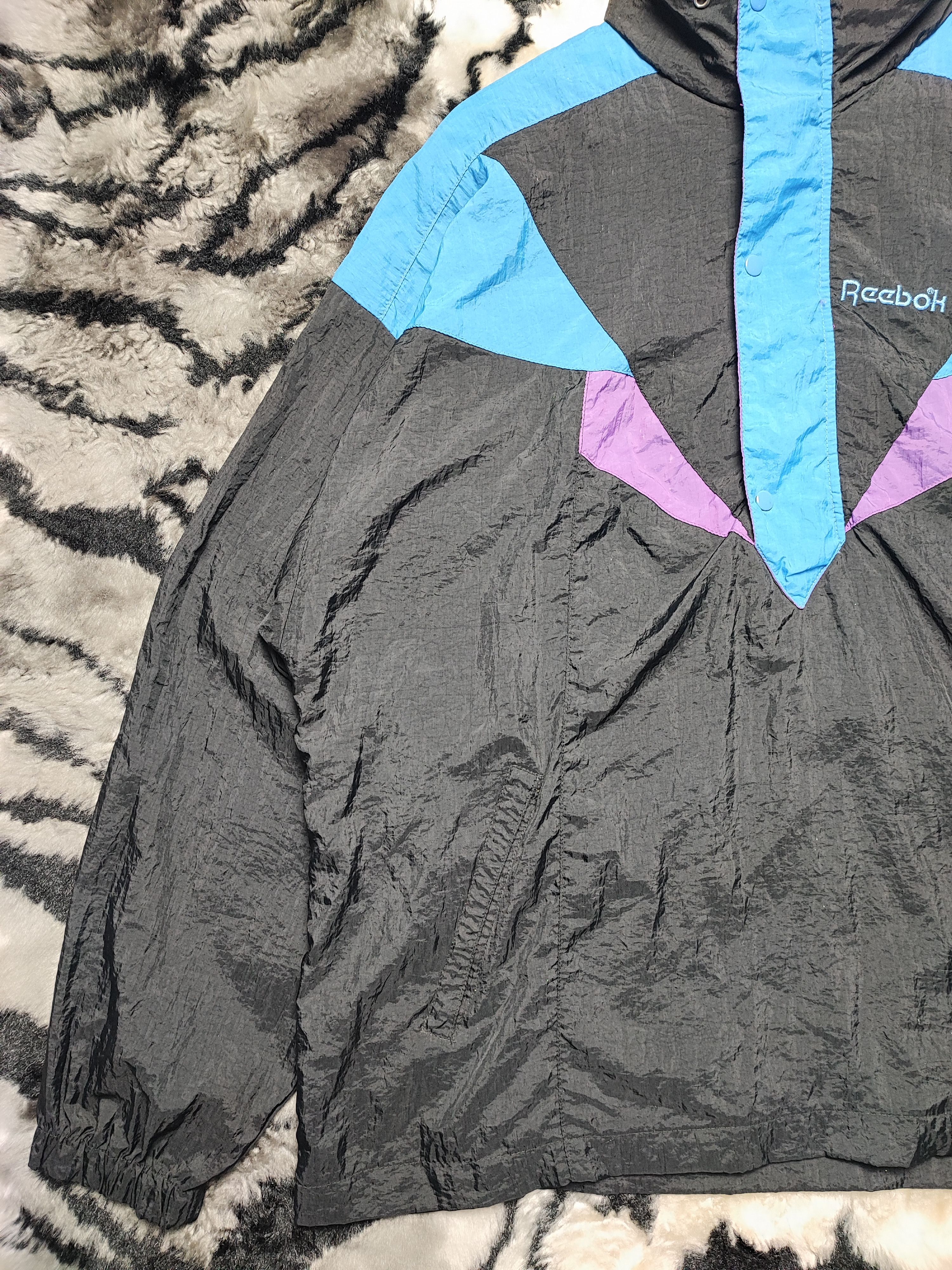 Japanese Brand × Reebok × Vintage Vintage Nylon Anorak Jacket by Reebok Size US M / EU 48-50 / 2 - 7 Thumbnail