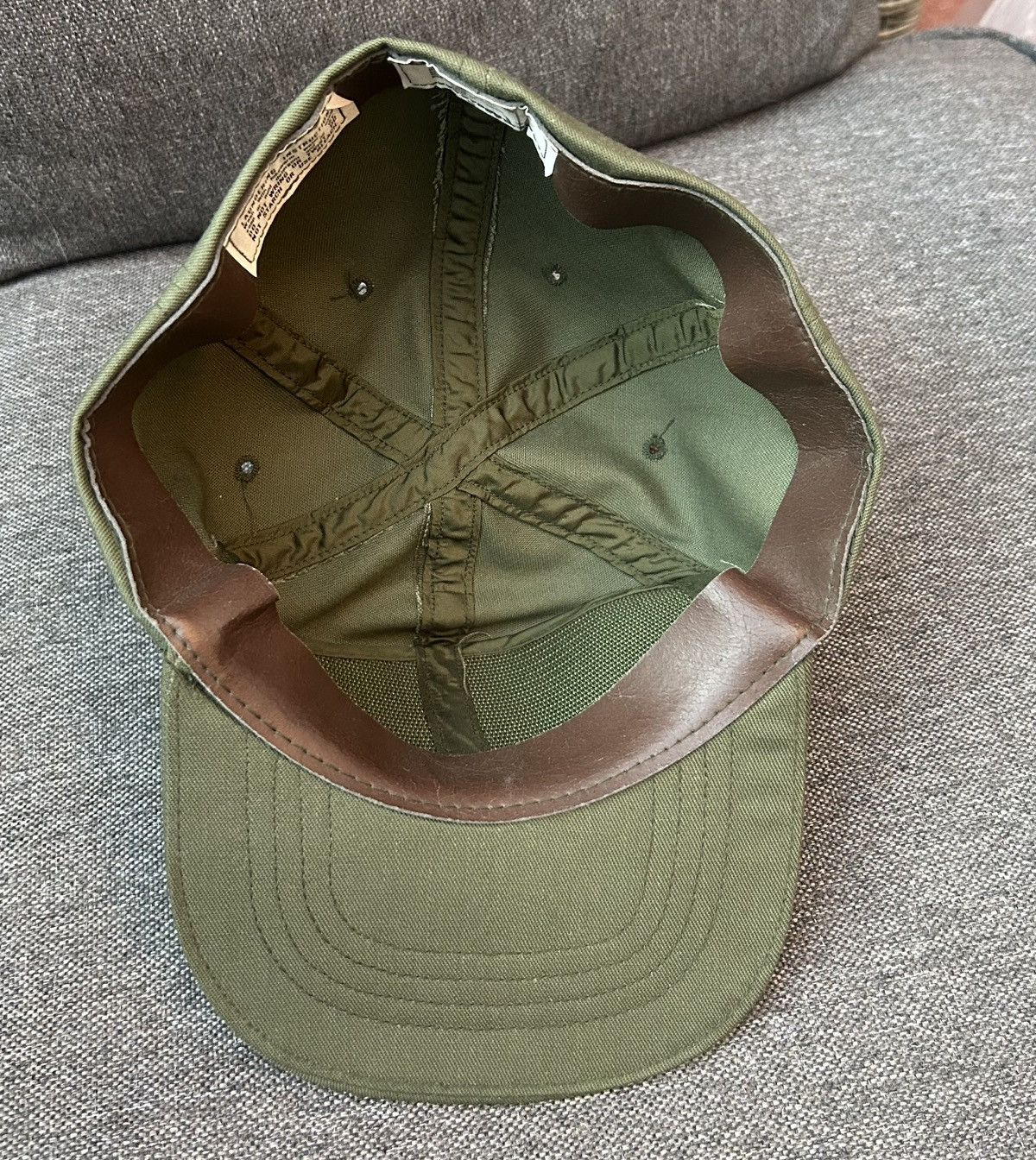 Other Vintage OG 507 US Army Olive Green Hot Weather Cap Sz 6 7/8 Size ONE SIZE - 5 Thumbnail