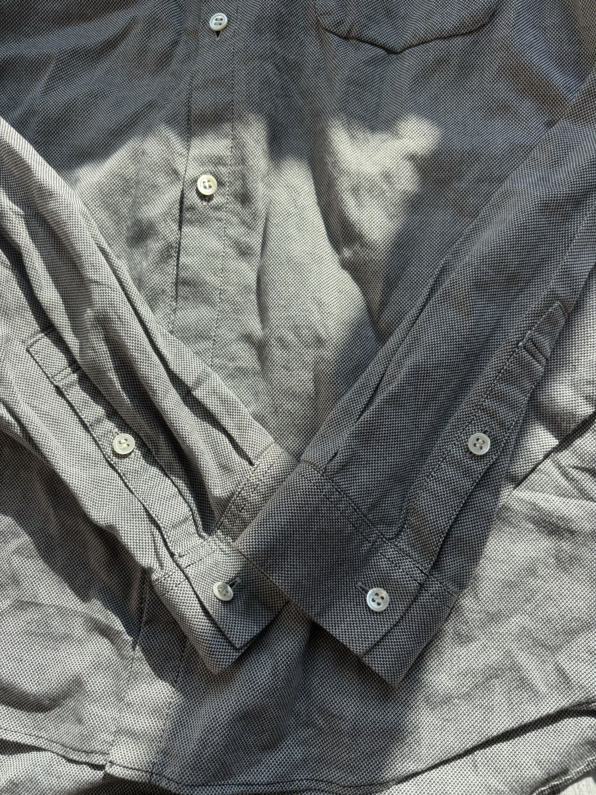 John Undercover × Jun Takahashi × Undercover Undercover 07AW Grey Button Up Down Shirt Size US M / EU 48-50 / 2 - 5 Thumbnail
