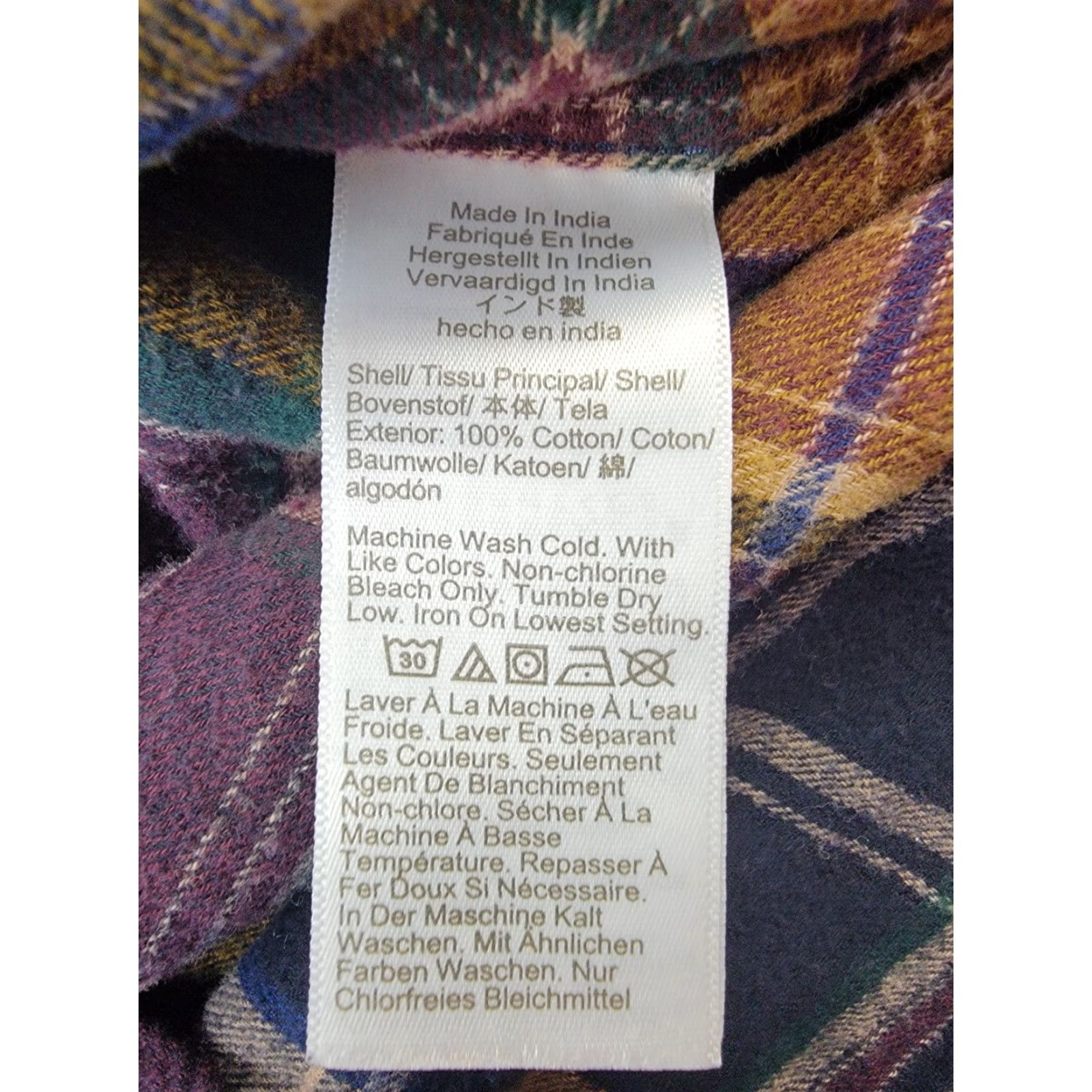 J.Crew J.CREW Flannel Shirt Mens Medium Multicolor Plaid Classic Fit Shirt Size US M / EU 48-50 / 2 - 4 Thumbnail
