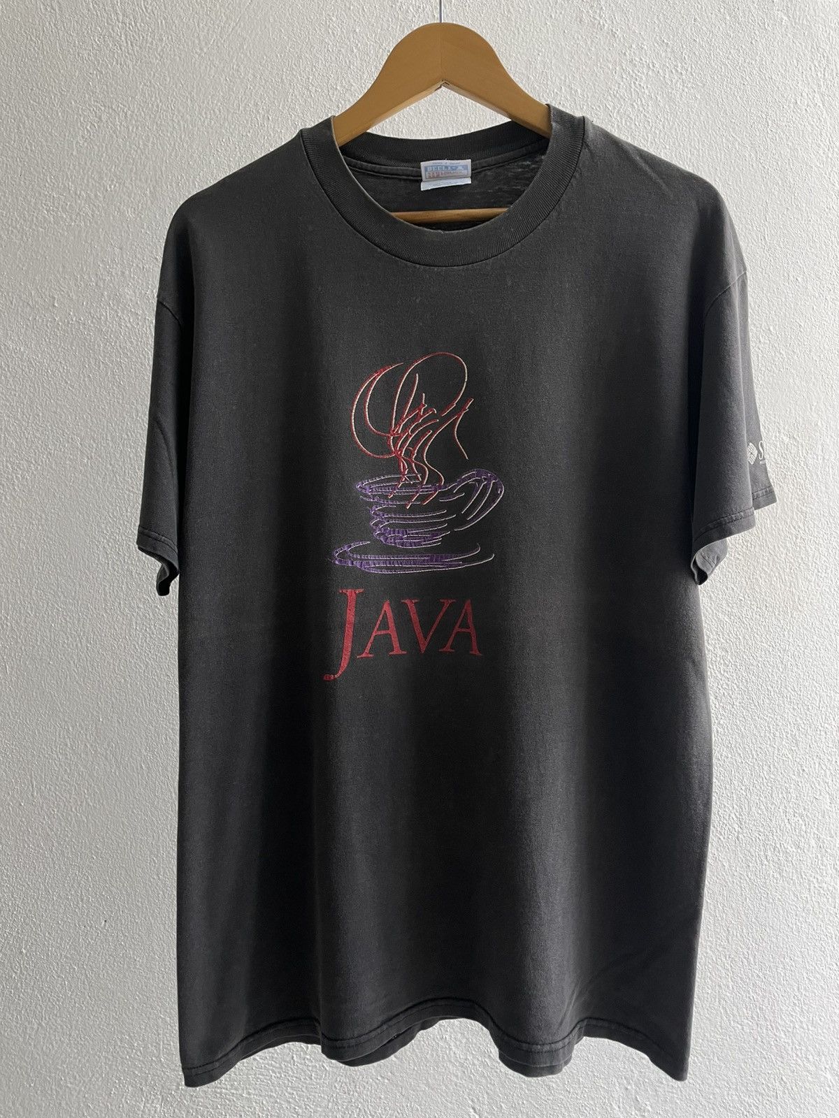 Vintage 1900's - Thrashed Java Sun Microsystems Promo Shirts Size US L / EU 52-54 / 3 - 2 Thumbnail