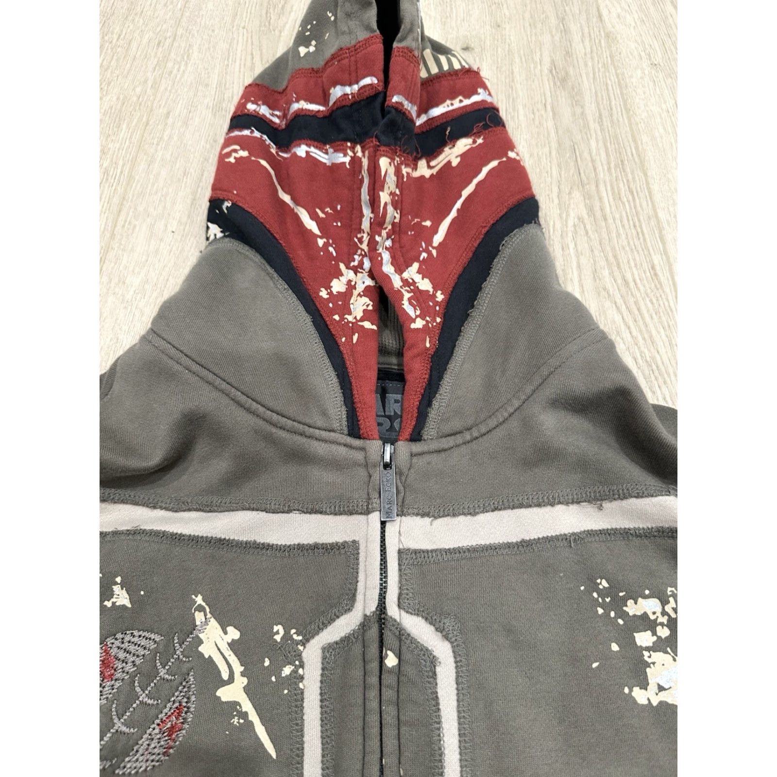 Star Wars Marc Ecko Star Wars Boba Fett Full Zip Hoodie Mens M Medium Color Multicolor Stars Style Full Zip Size US M / EU 48-50 / 2 - 5 Thumbnail