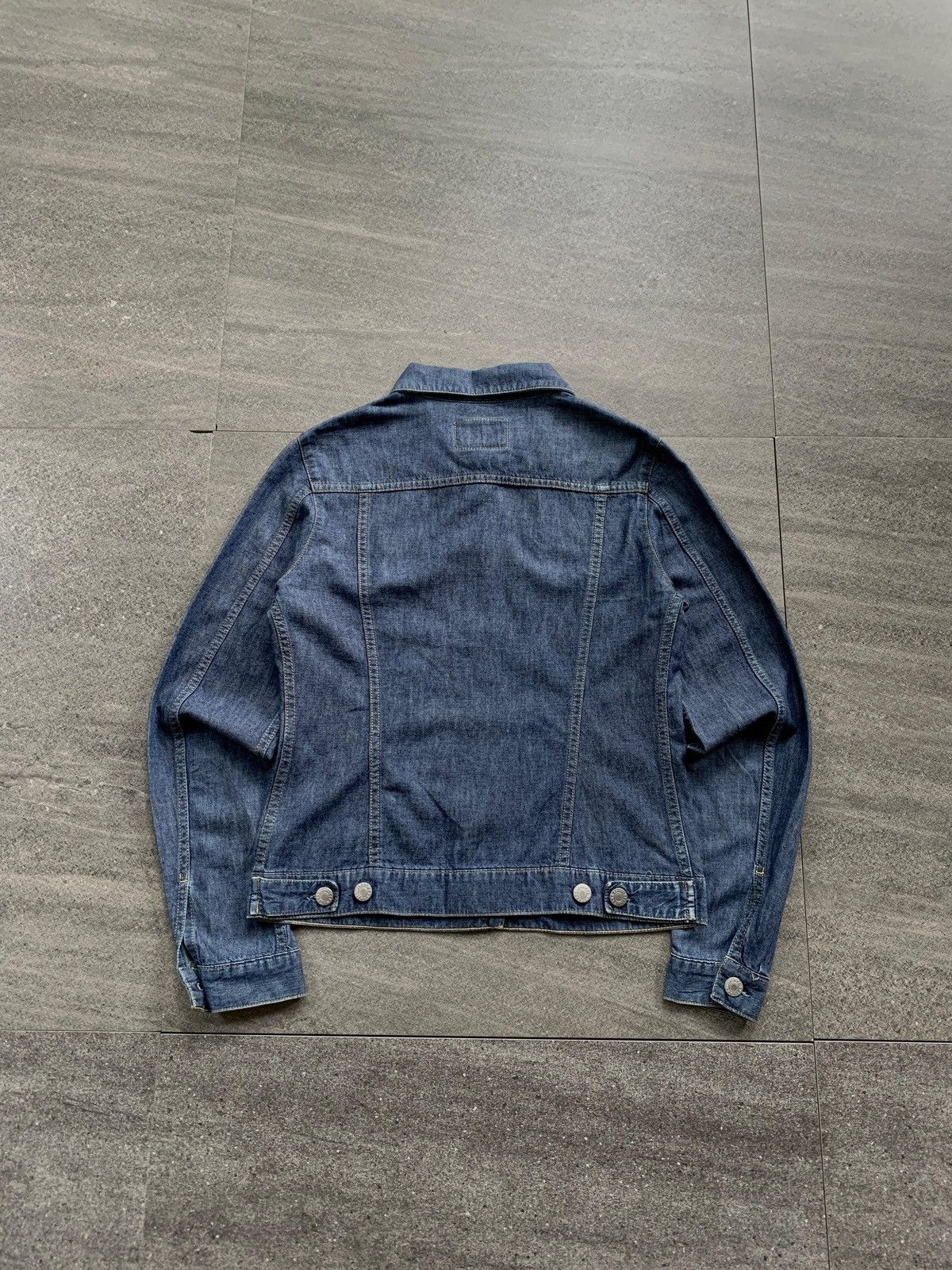 Helmut Lang FREE TAX! 1998 Light Denim Trucker Jacket Size US XS / EU 42 / 0 - 6 Thumbnail