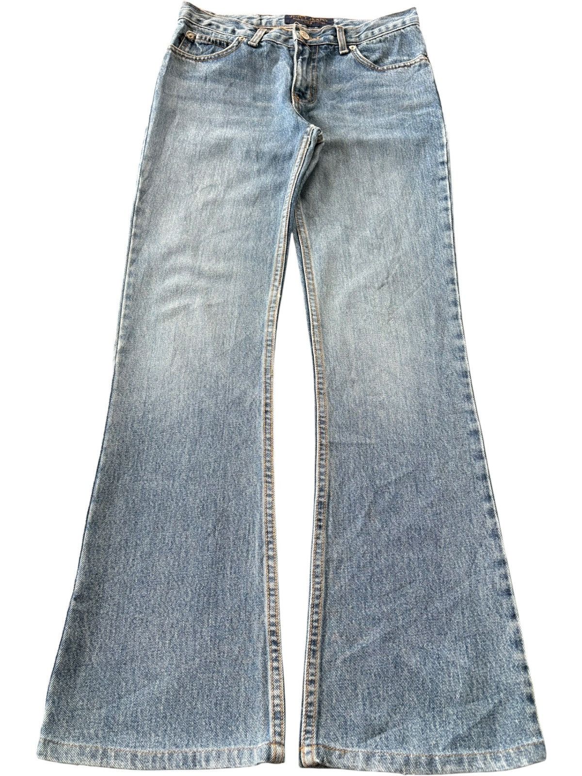 Hysteric Glamour Vintage Japanese Brand Blue Wash Flare Jeans Size 28" / US 6 / IT 42 - 1 Thumbnail