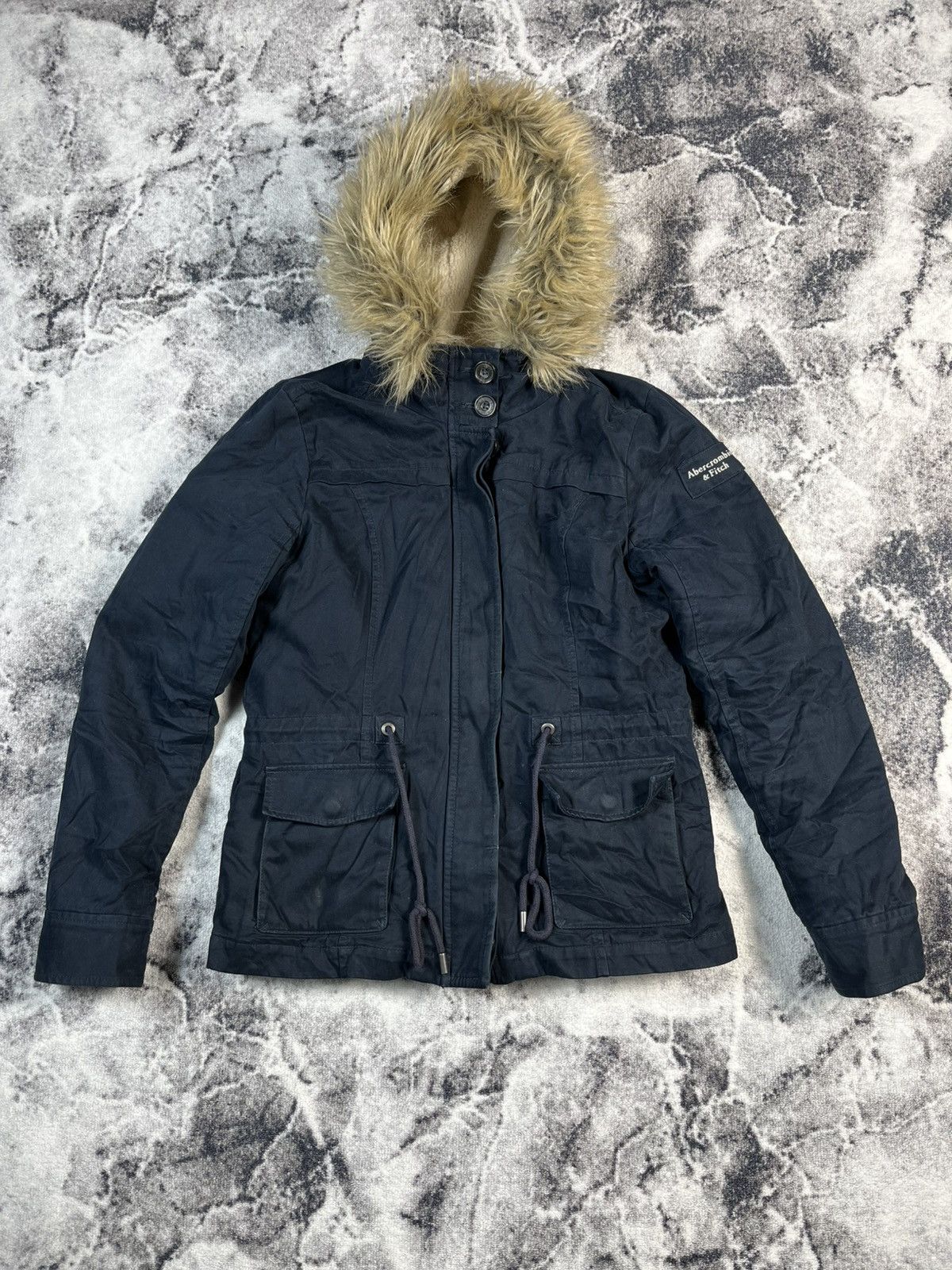Abercrombie & Fitch Abercrombie & Fitch Fur Jacket Size L / US 10 / IT 46 - 1 Thumbnail