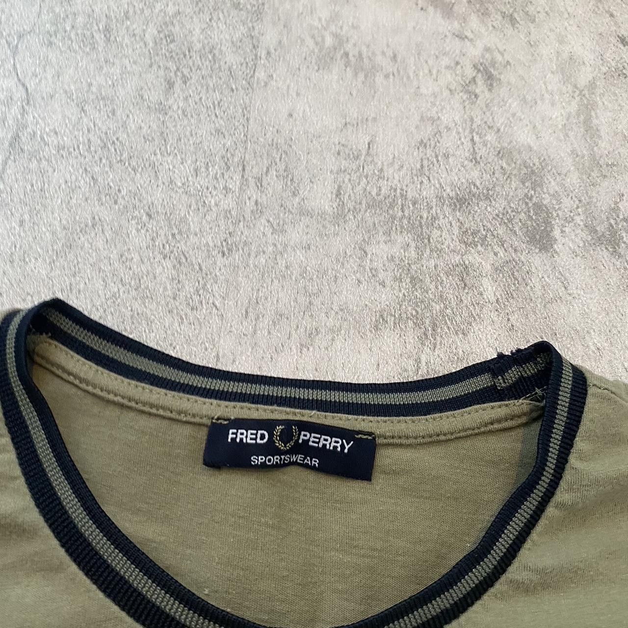 Fred Perry Fred Perry green cotton t-shirt Football #streetwear Size US M / EU 48-50 / 2 - 4 Thumbnail