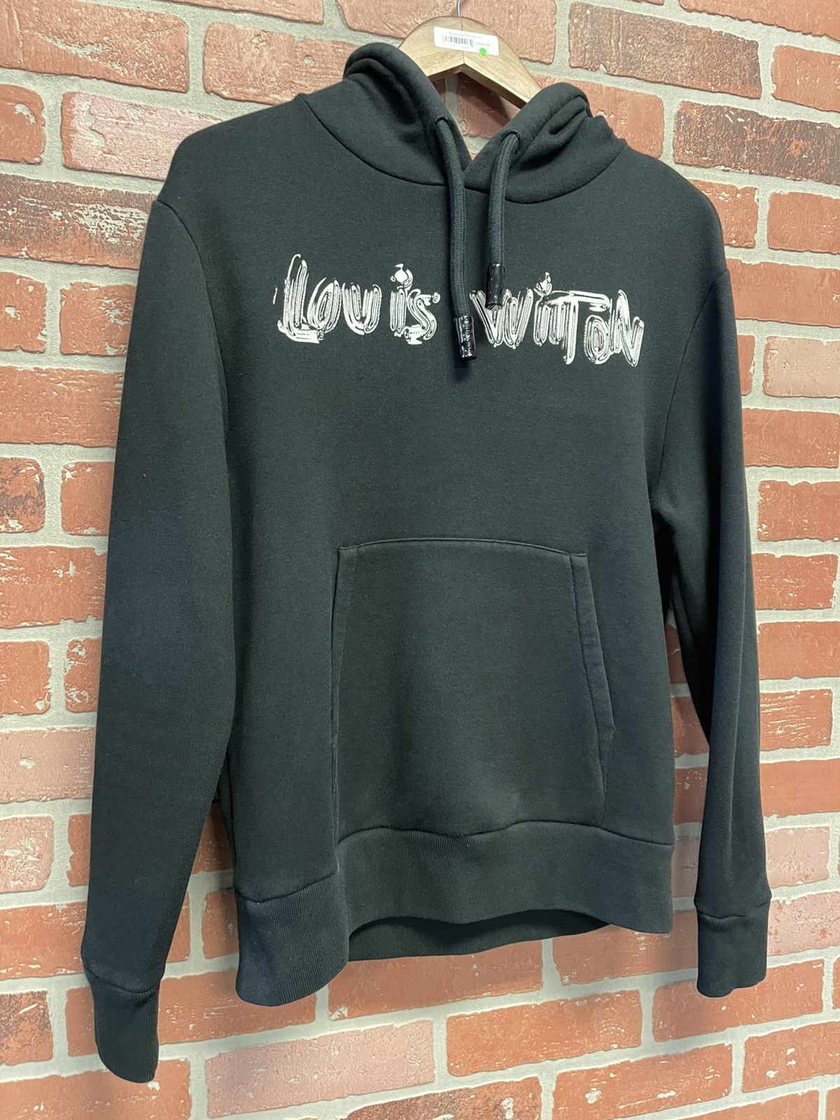 Louis Vuitton Size XS - Louis Vuitton Graphic Hoodie Black SS22 “1A9SVP” Size US XS / EU 42 / 0 - 2 Thumbnail