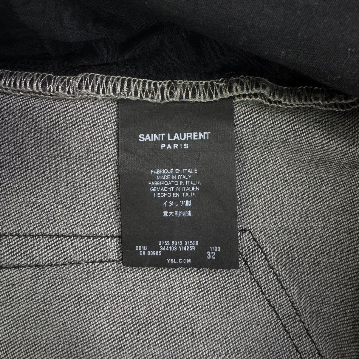 Saint Laurent Paris SAINT LAURENT PARIS SS14 GRAY D02 DENIM Size US 32 / EU 48 - 4 Thumbnail