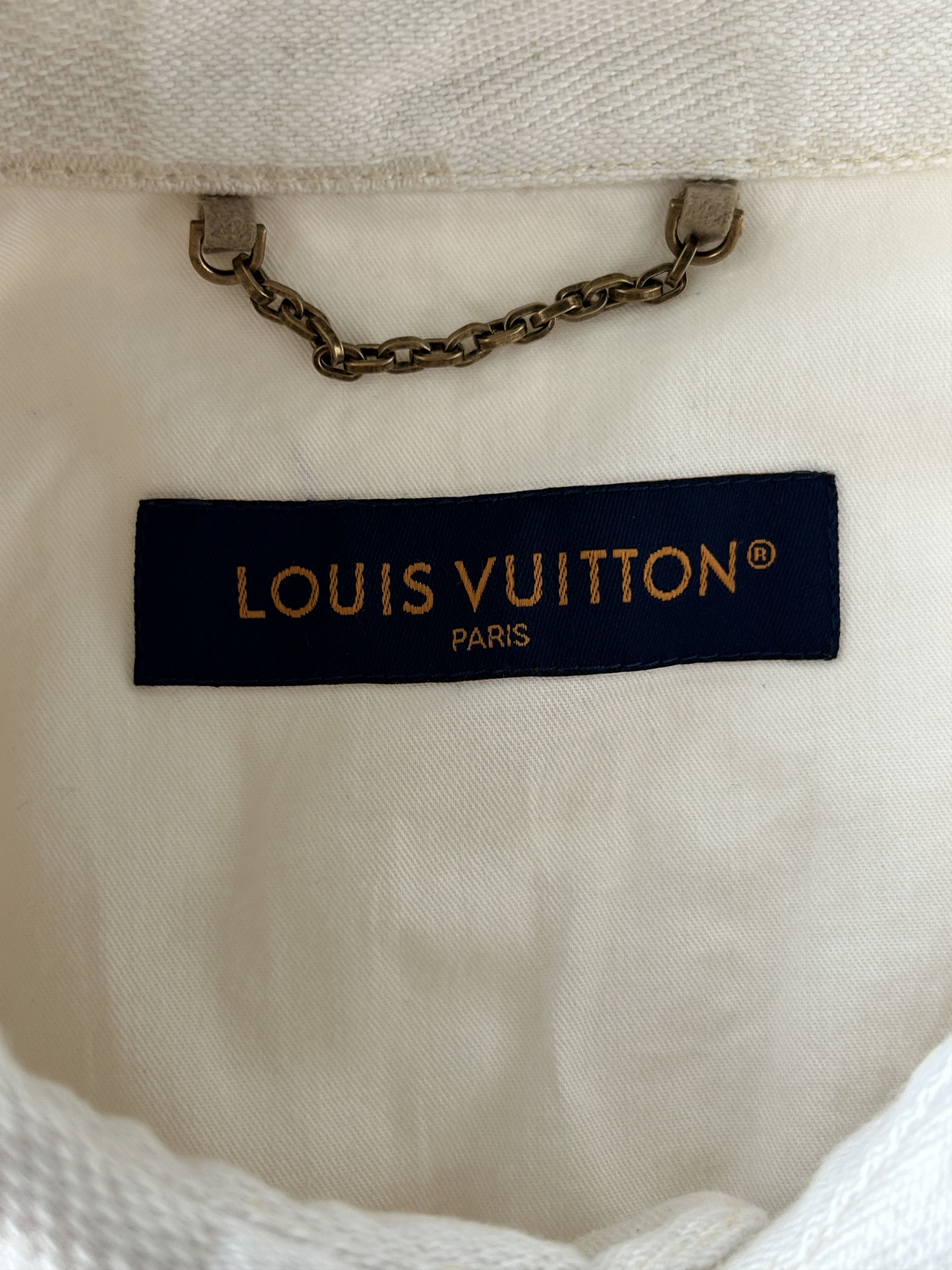 Louis Vuitton Louis Vuitton Beige Damoflage Button Up Shirt Size US XXL / EU 58 / 5 - 3 Thumbnail
