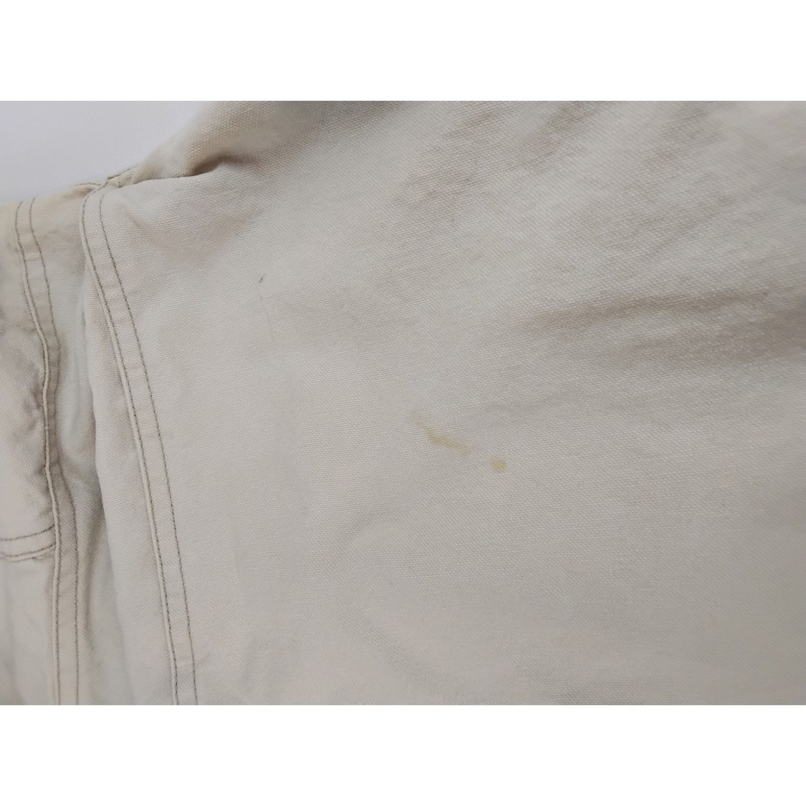 Izod Izod Chore Coat Men's XL Beige Corduroy Collar VTG Hong Kong Size XXL / US 16-18 / IT 52-54 - 5 Thumbnail