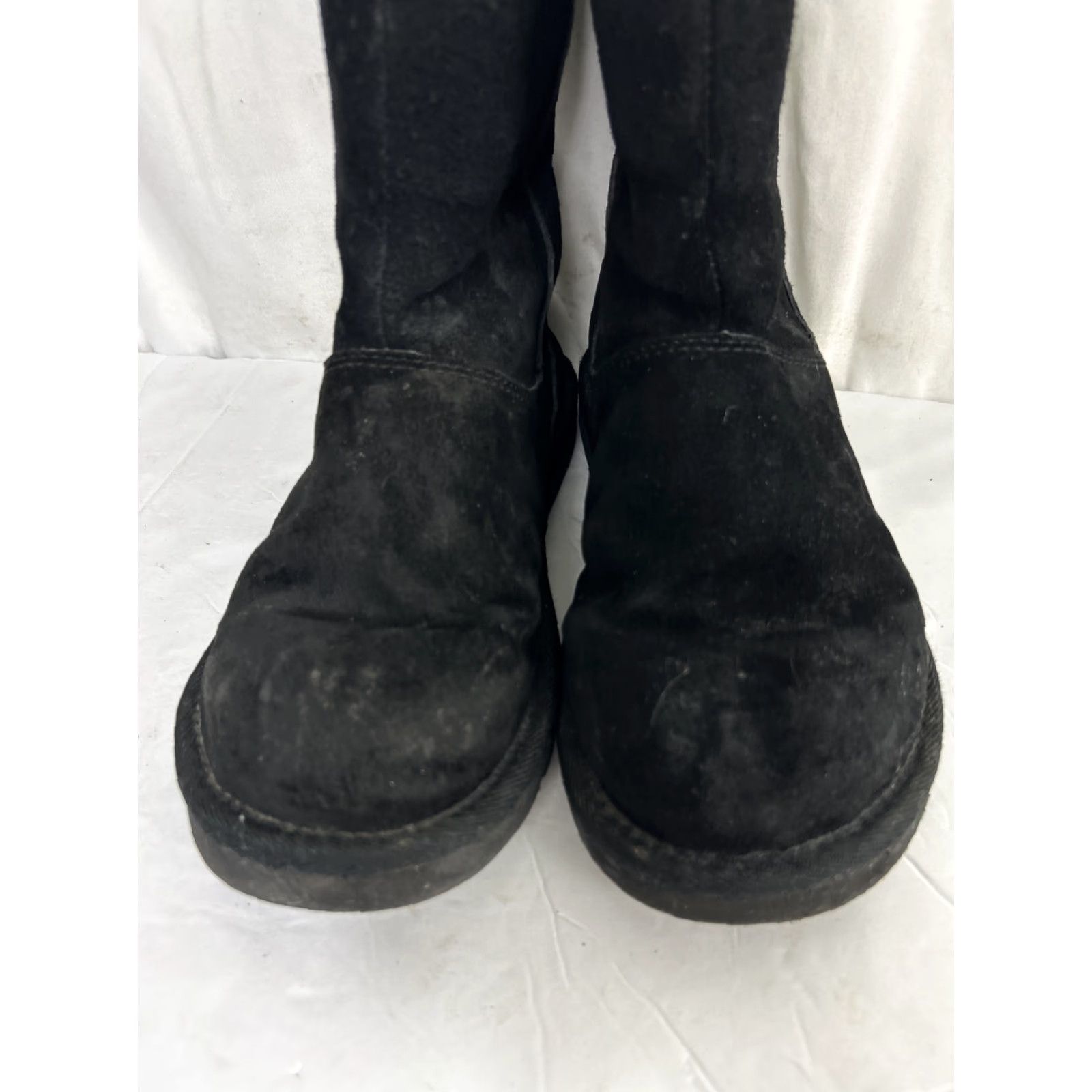 Ugg UGG Australia Mayfaire Boots Women 7 US 38 EU Black Leather Sheepskin Zip Mid-Calf Snow Boot Womens Size US 6 / IT 36 - 5 Thumbnail