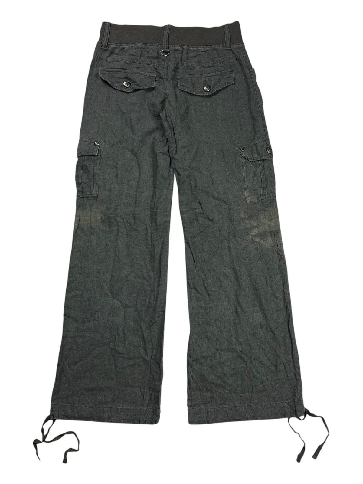 Le Grande Bleu (L.G.B.) 2000s Cornflake - Apocalypse Style Easy Pants Flared Cargo Size US 29 - 2 Thumbnail