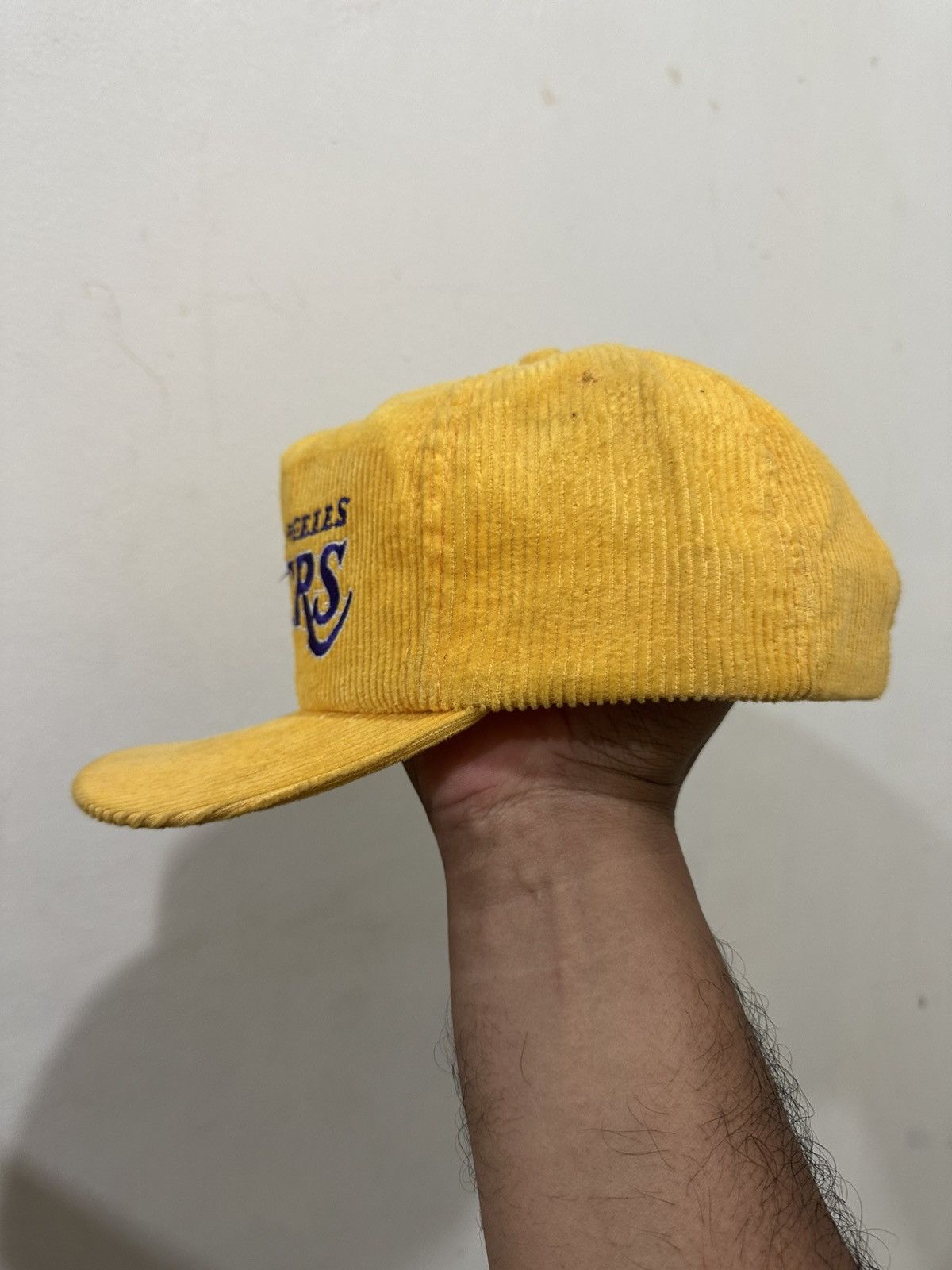 NBA 90’s Corduroy Lakers Sport Specialties Hat Size ONE SIZE - 3 Thumbnail